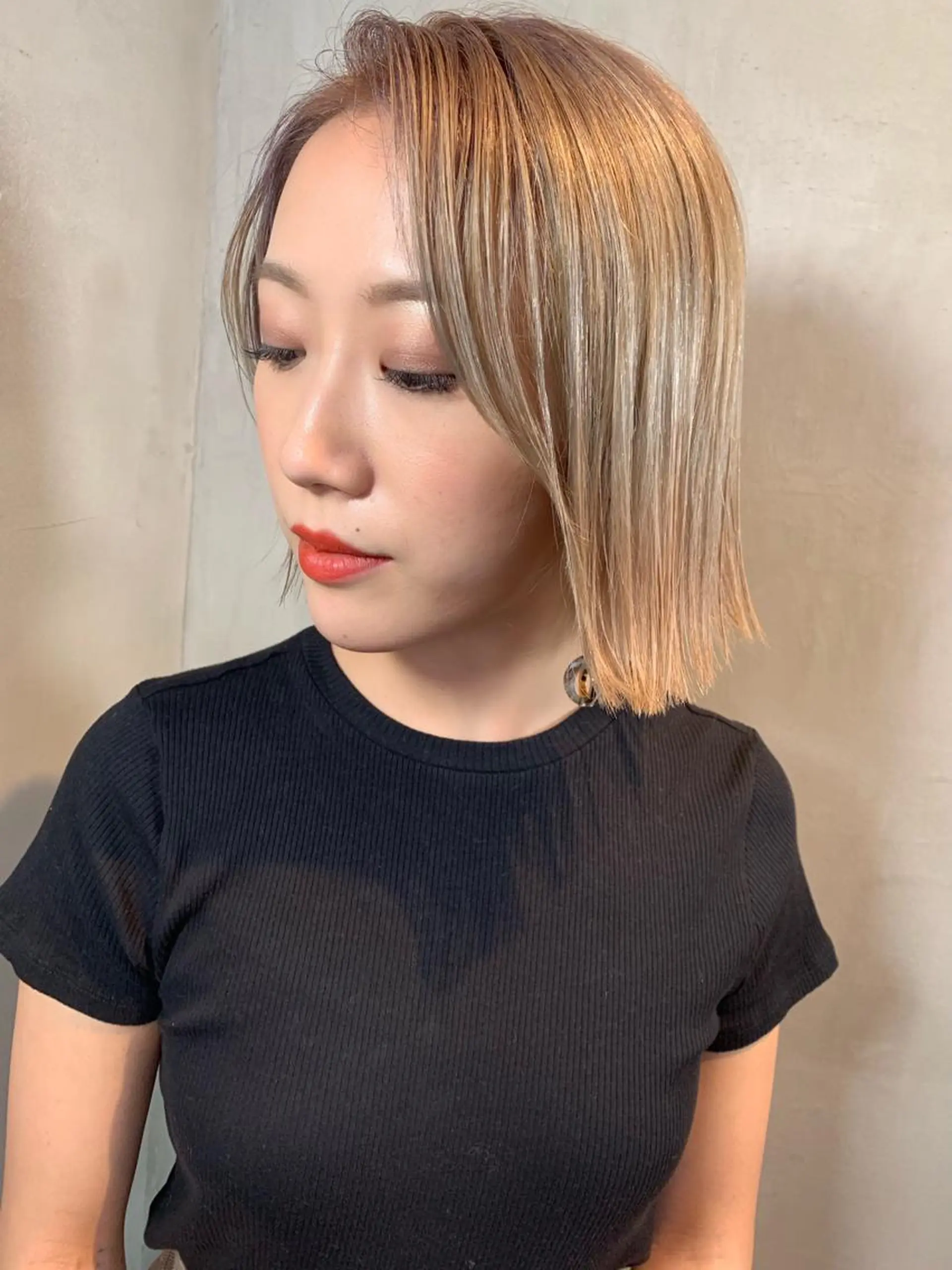 ショート カラー ブロンド カット ヘアカラー トリートメント 優作 〜圧倒的信頼〜のヘアスタイル