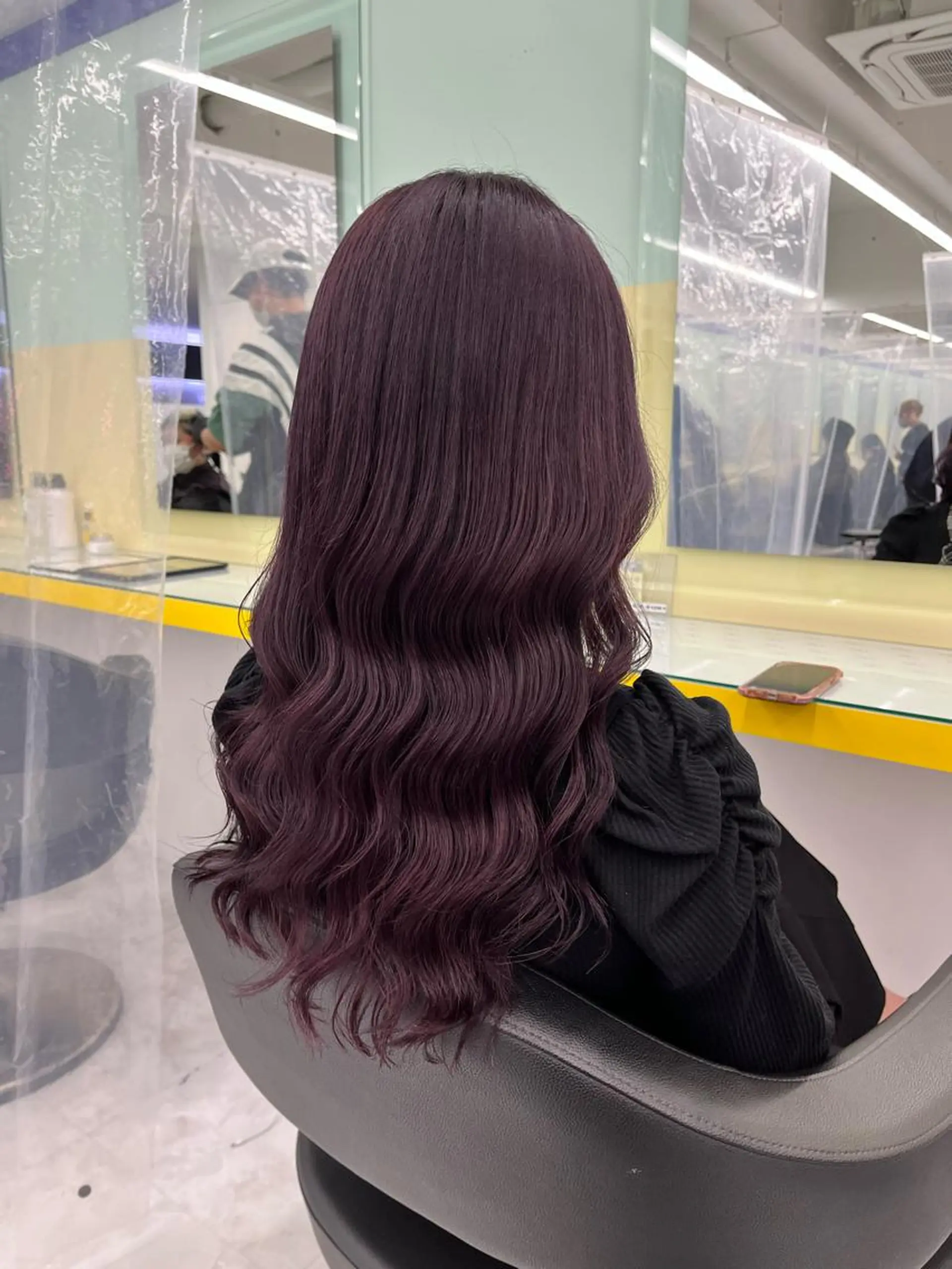 ロング ヘアカラー トリートメント I S所属・🌿透明感カラー‪ 縮毛矯正✨かずきのヘアスタイル