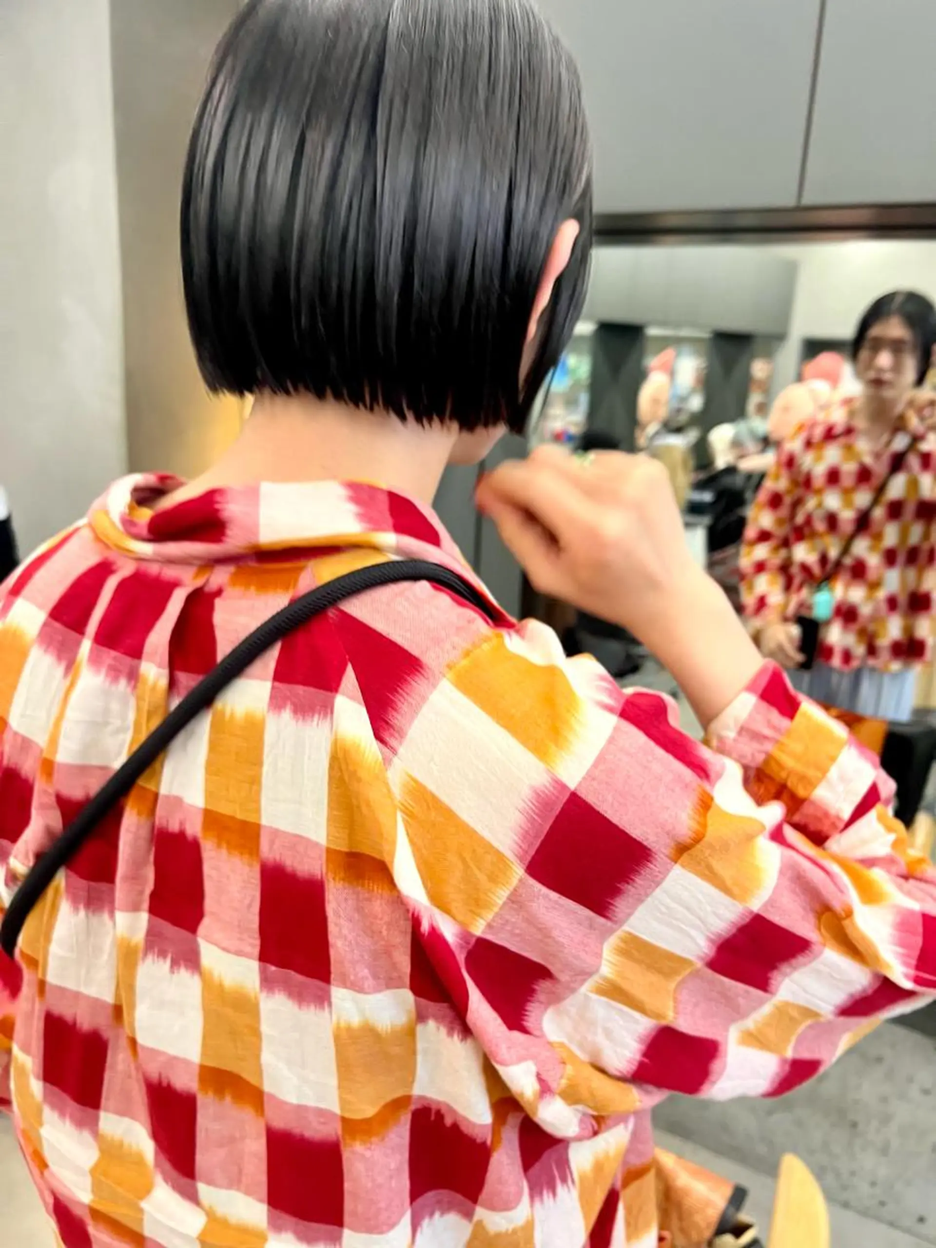 ショート パーマ ボブ ストレートパーマ カット 縮毛矯正 トリートメント sakoda shunkiのヘアスタイル