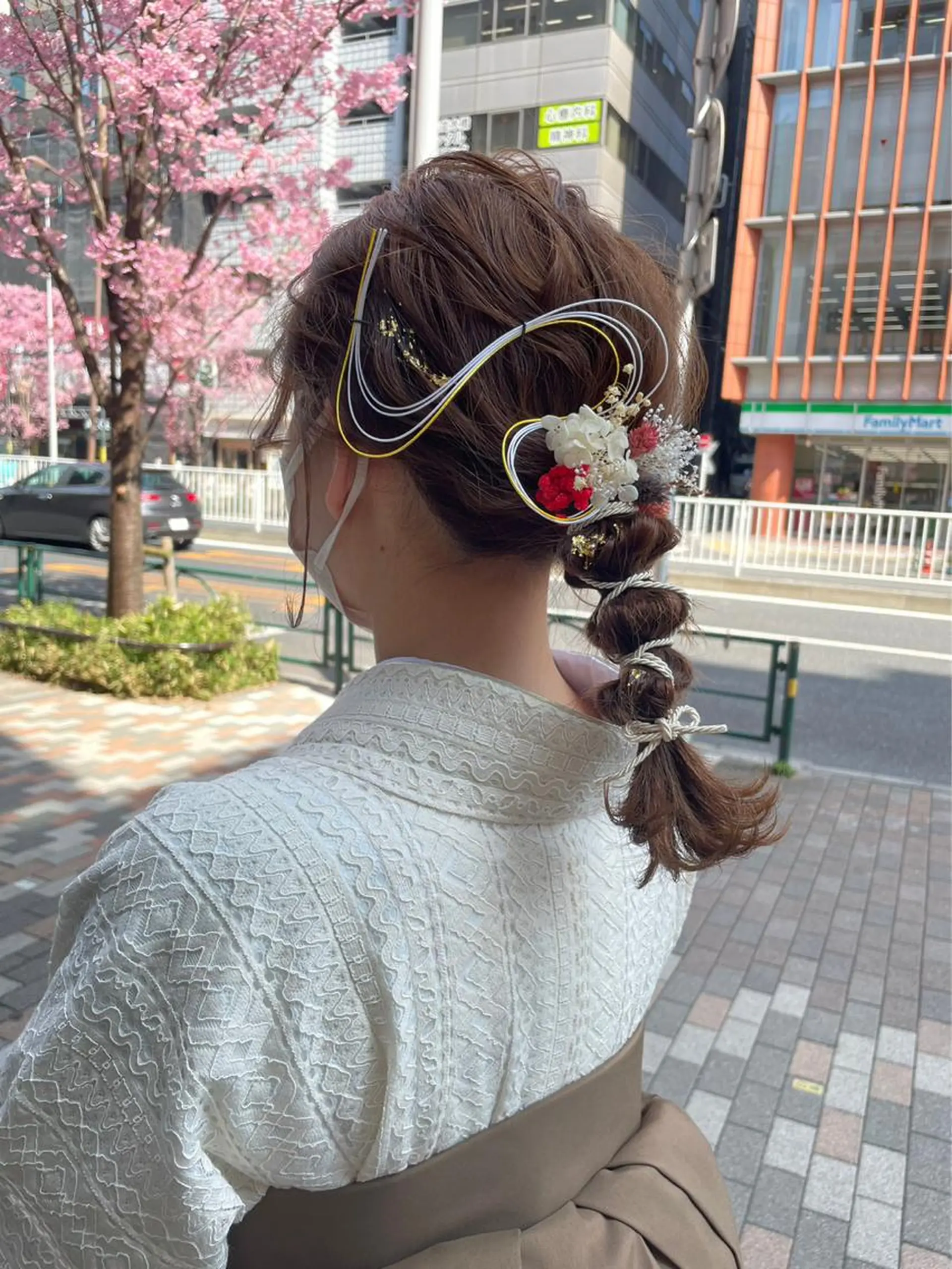 セミロング ヘアセット ゆもとまひろ🫧 渋谷/メンズパーマのヘアスタイル