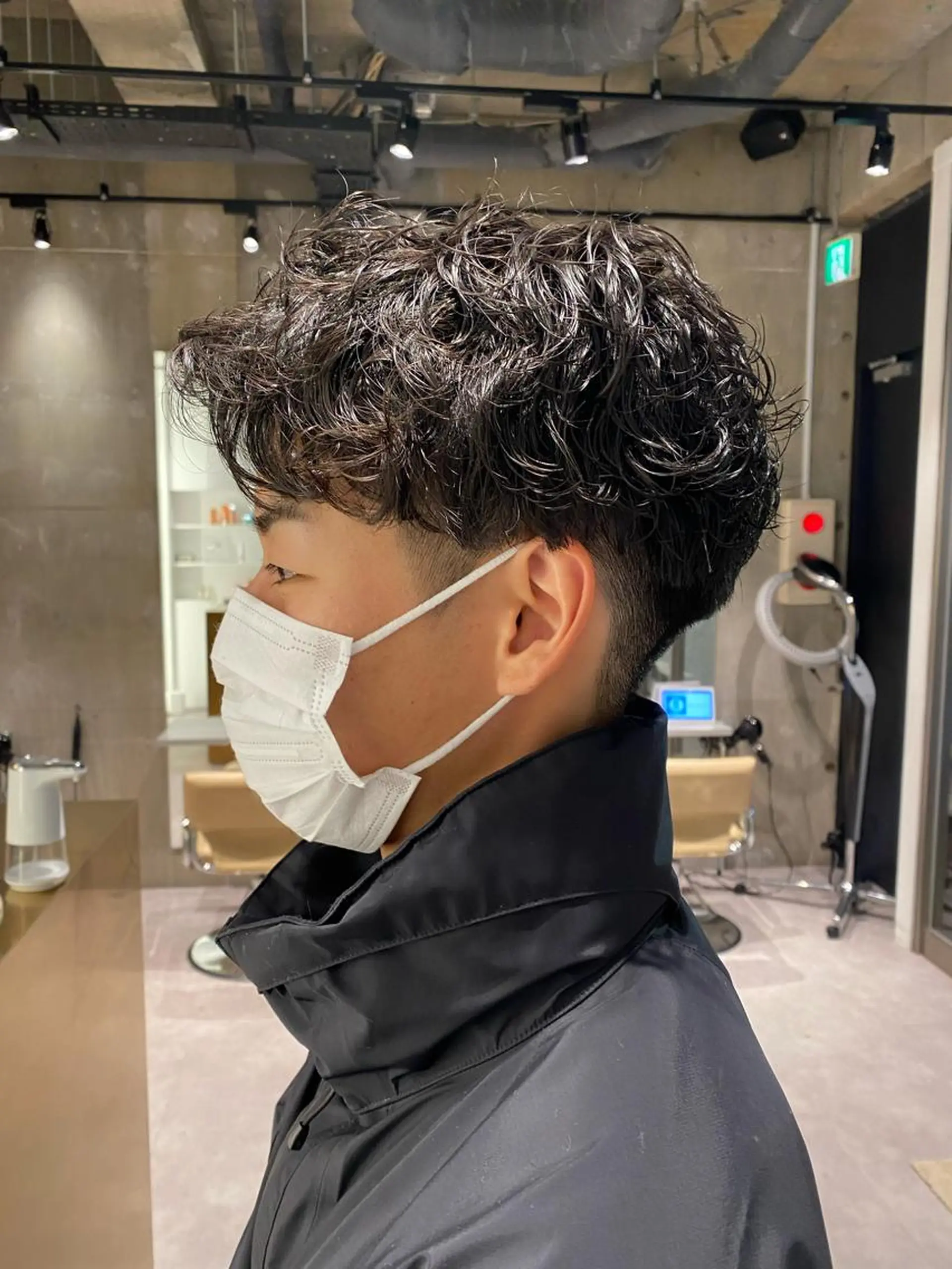 メンズ すぎもと さき⚡️ 朝ラク・*パーマのヘアスタイル