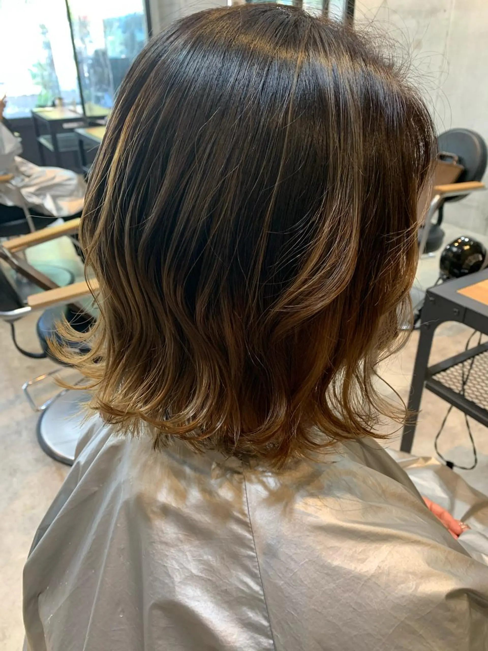 ミディアム ヘアカラー トリートメント 山本 みきのヘアスタイル