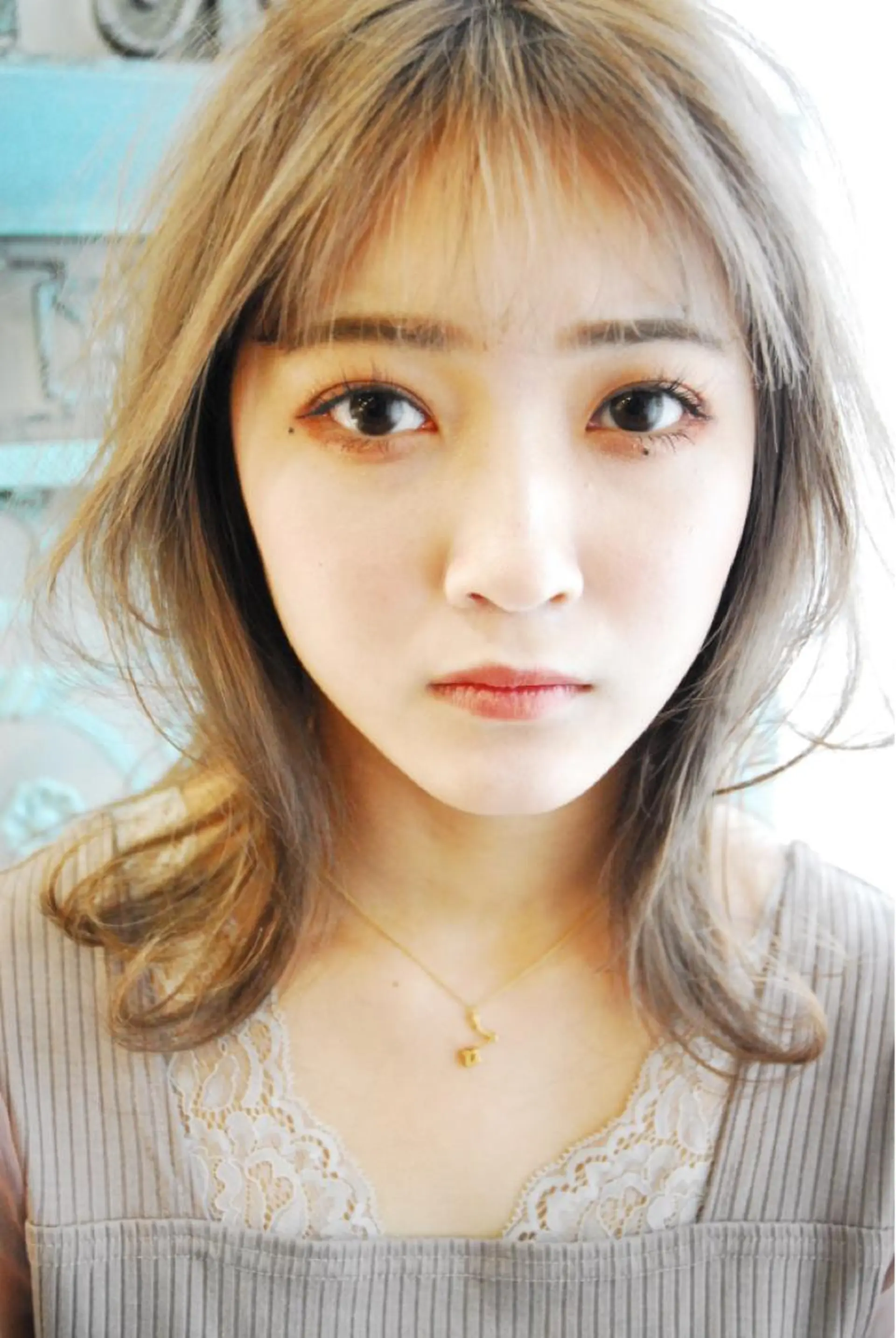 ミディアム カラー パーマ ヘアアレンジ メンズ 表参道Lise おおいしおりのヘアスタイル