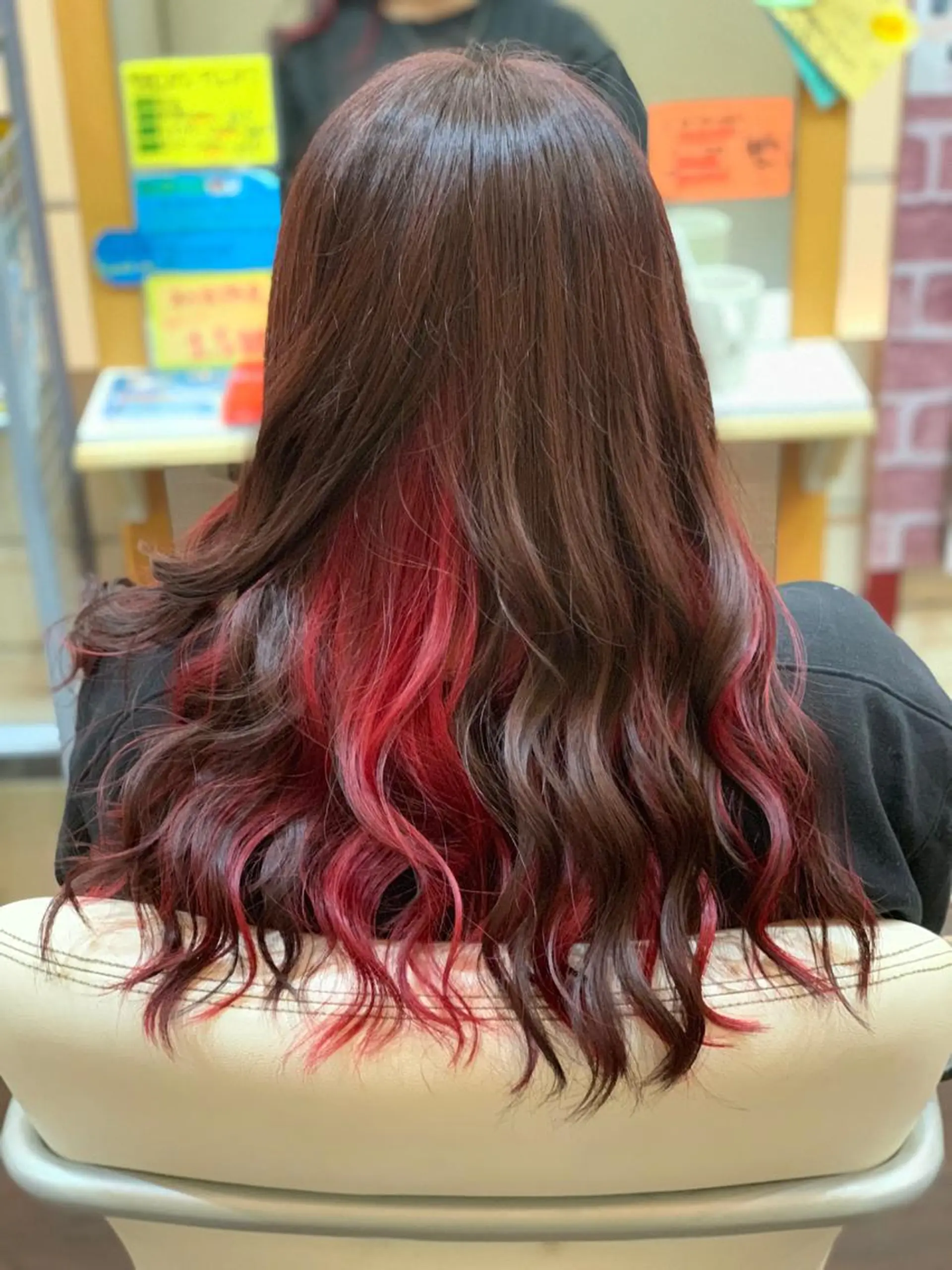 ロング カラー ヘアカラー たけい ゆうきのヘアスタイル