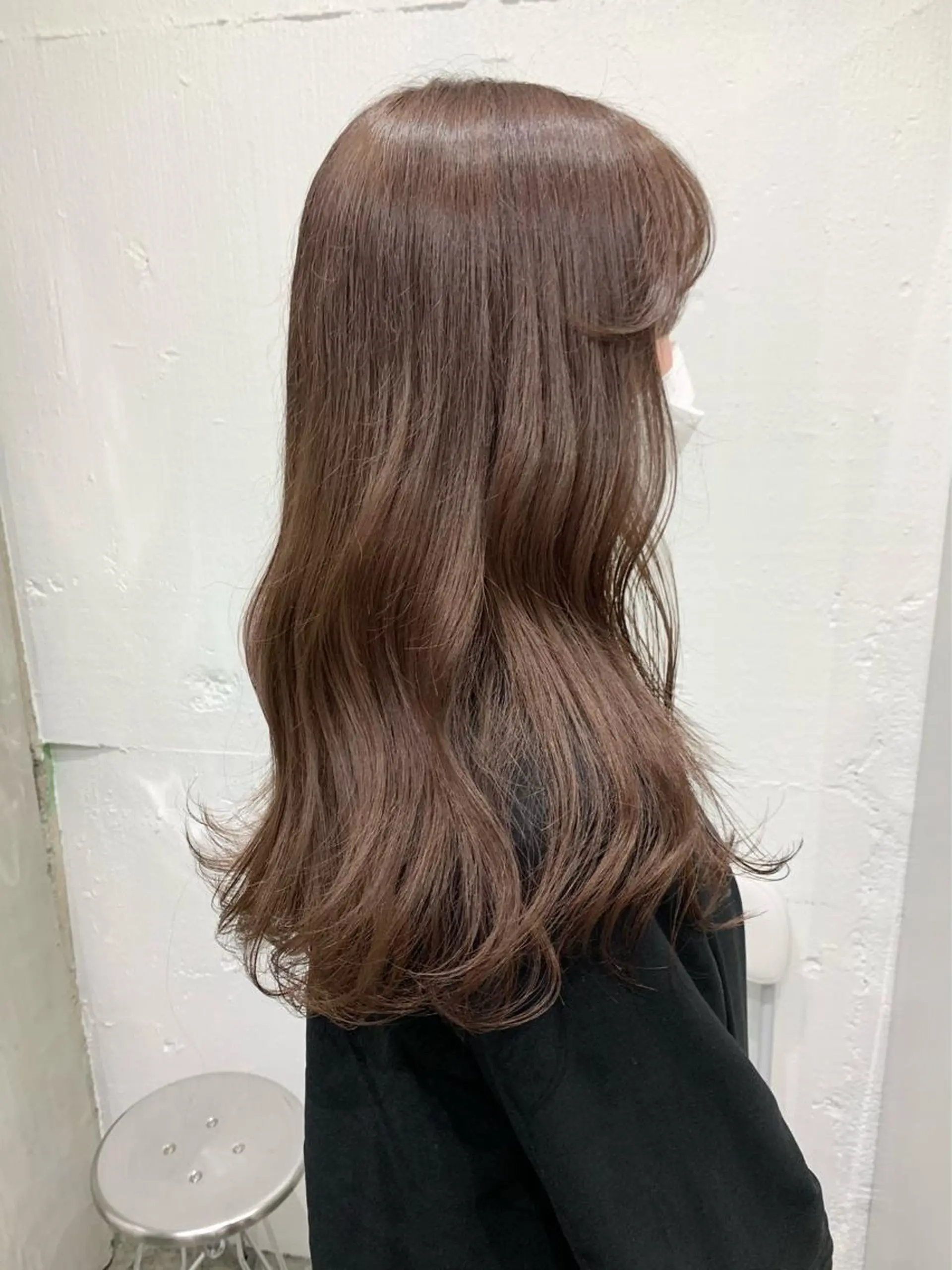 セミロング カラー ヘアアレンジ ヘアカラー トリートメント ヘアセット ニュアンスハイトーン 🌙サイダサキのヘアスタイル