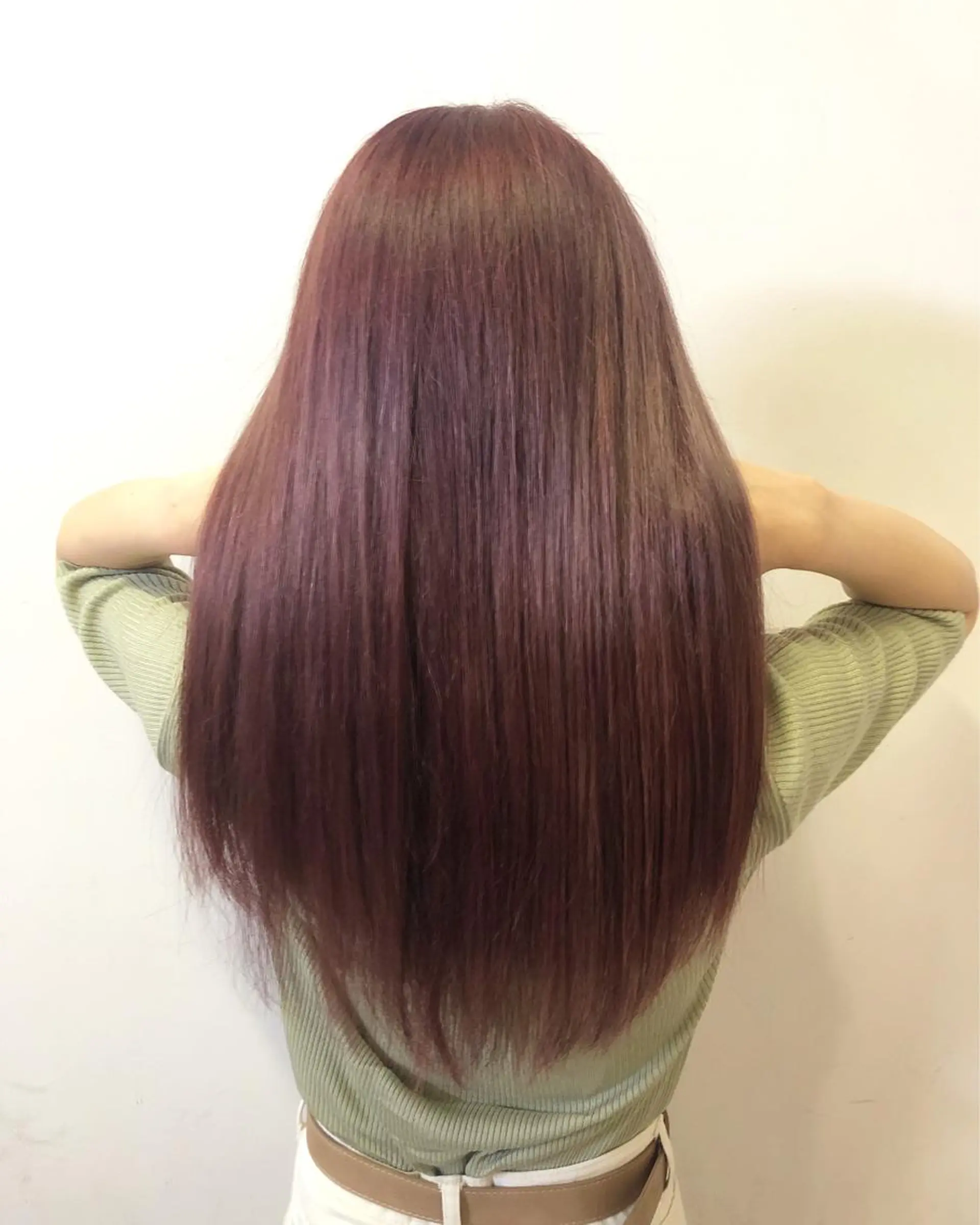 ロング カラー ブリーチ カット ヘアカラー トリートメント SAKURA✨ ショート/レイヤーのヘアスタイル