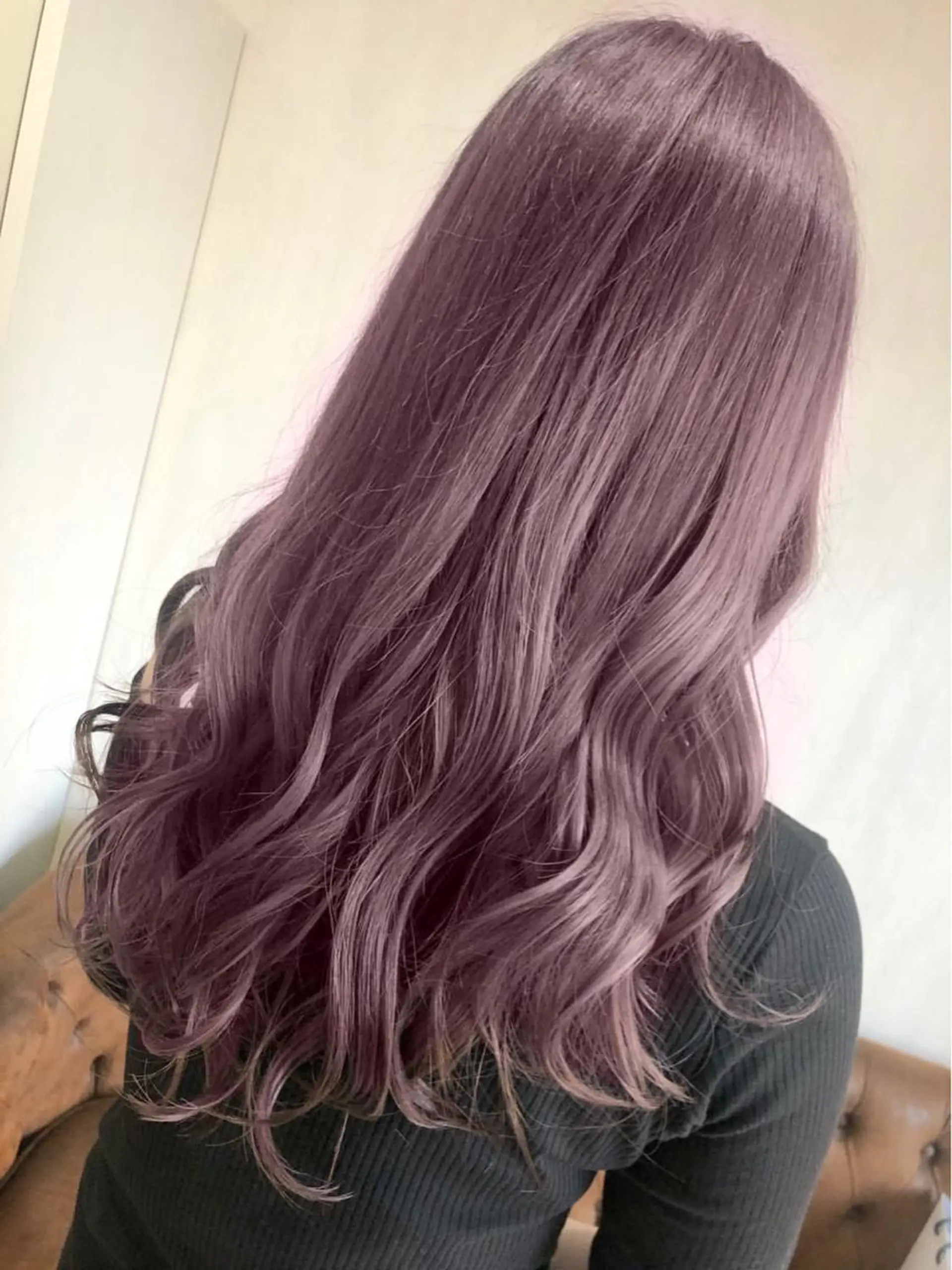 セミロング シールエクステ セミロングパーマ ボブ エクステ ハイライト ミルクティーハイトー ン💖副店長mikaのヘアスタイル