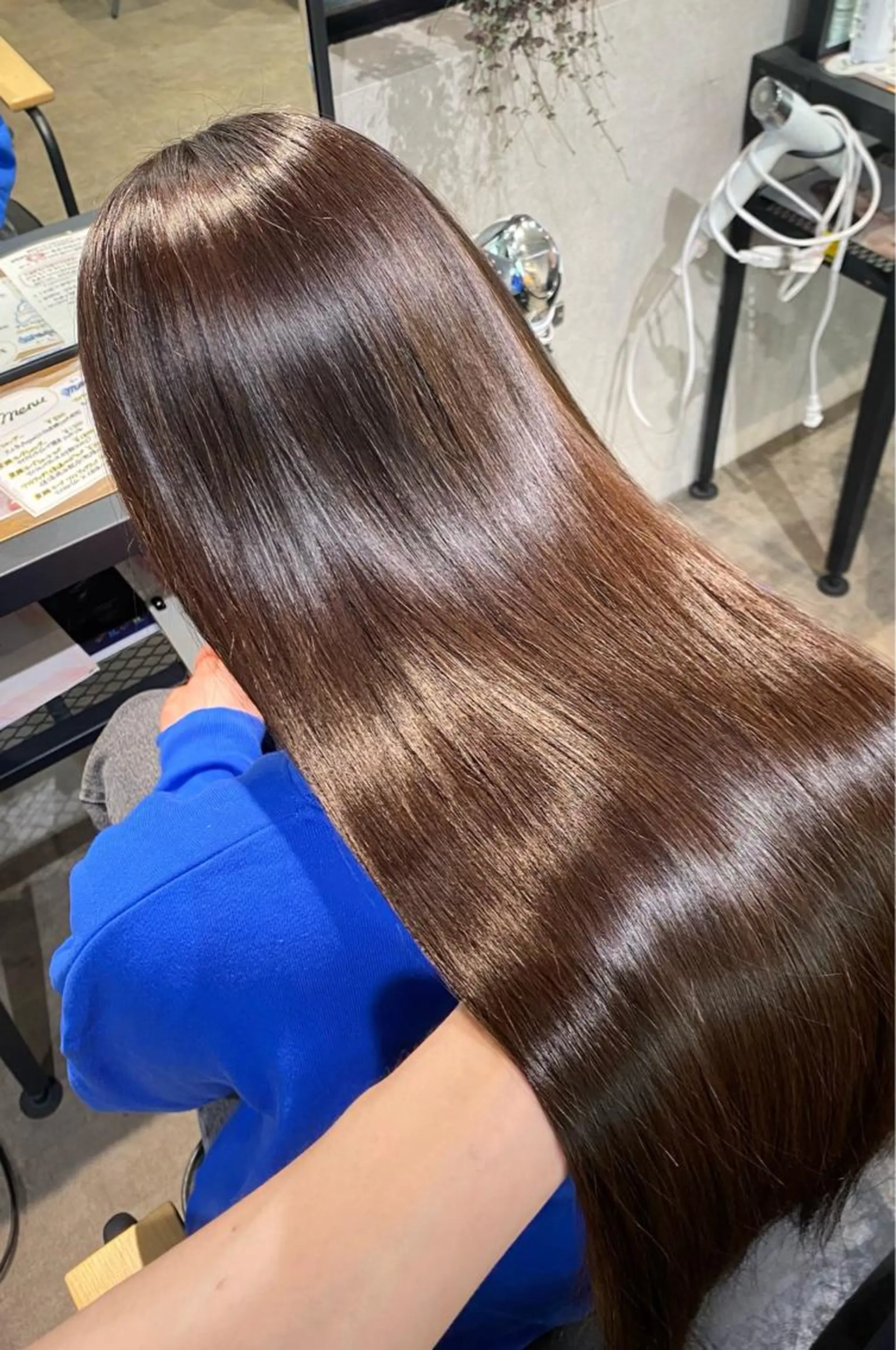 セミロング カラー ヘアカラー トリートメント お洒落カジュアル🍃 まなとのヘアスタイル