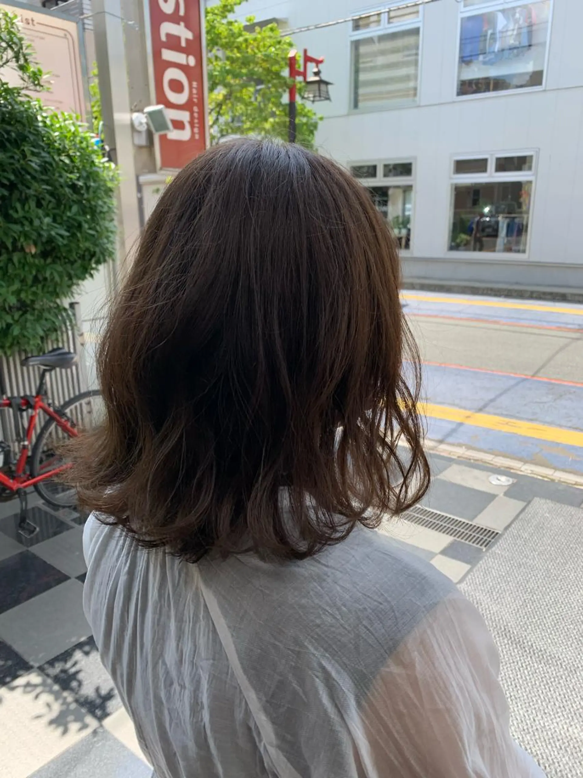 ミディアム カラー 美容室soi所属・石田 凱土のヘアスタイル