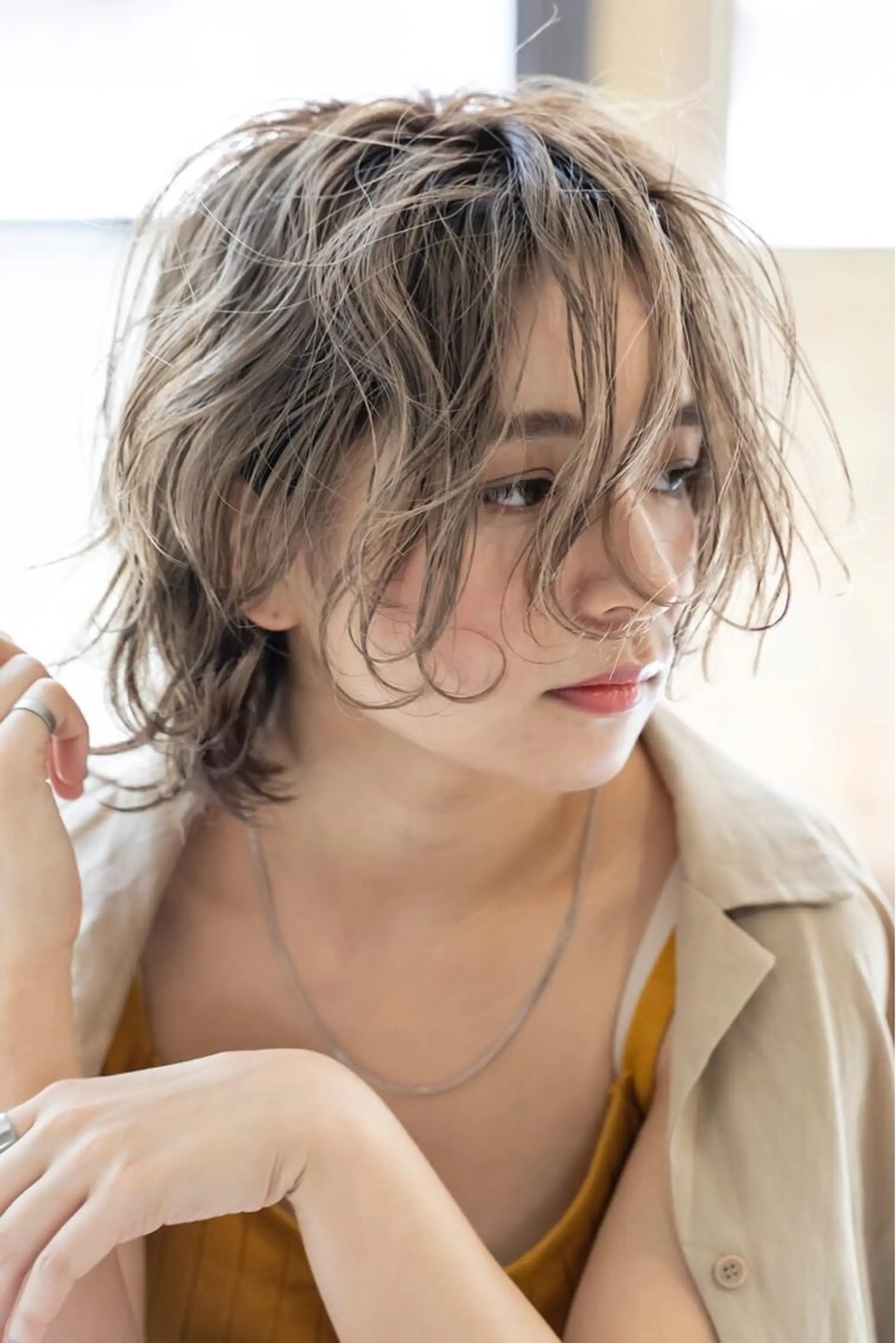 ミディアム カラー パーマ ヘアアレンジ メンズ キッズ ネイル マツエク・マツパ ヘアカラー トリートメント ヘアセット 韓国ヘア🫧 KAZUTOのヘアスタイル