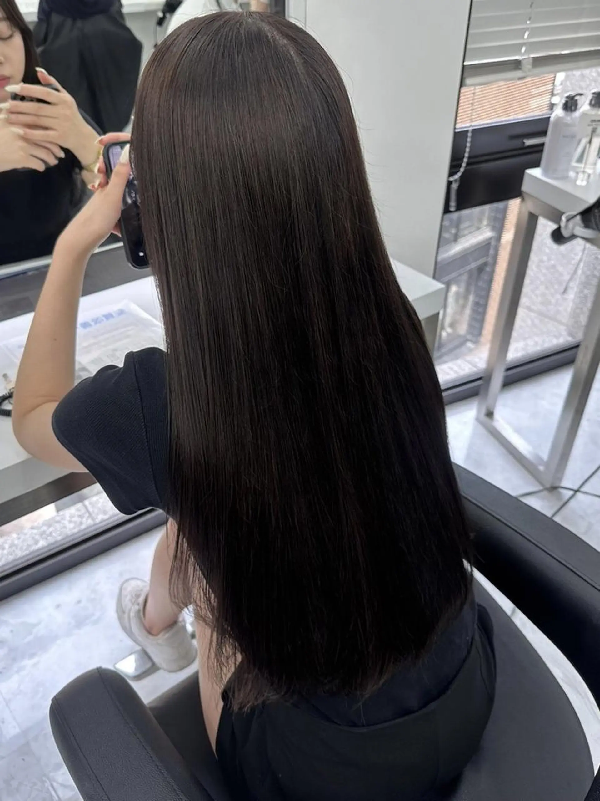 カラー 海外風ブリーチなし 🫒Rion🫒🩶のヘアスタイル