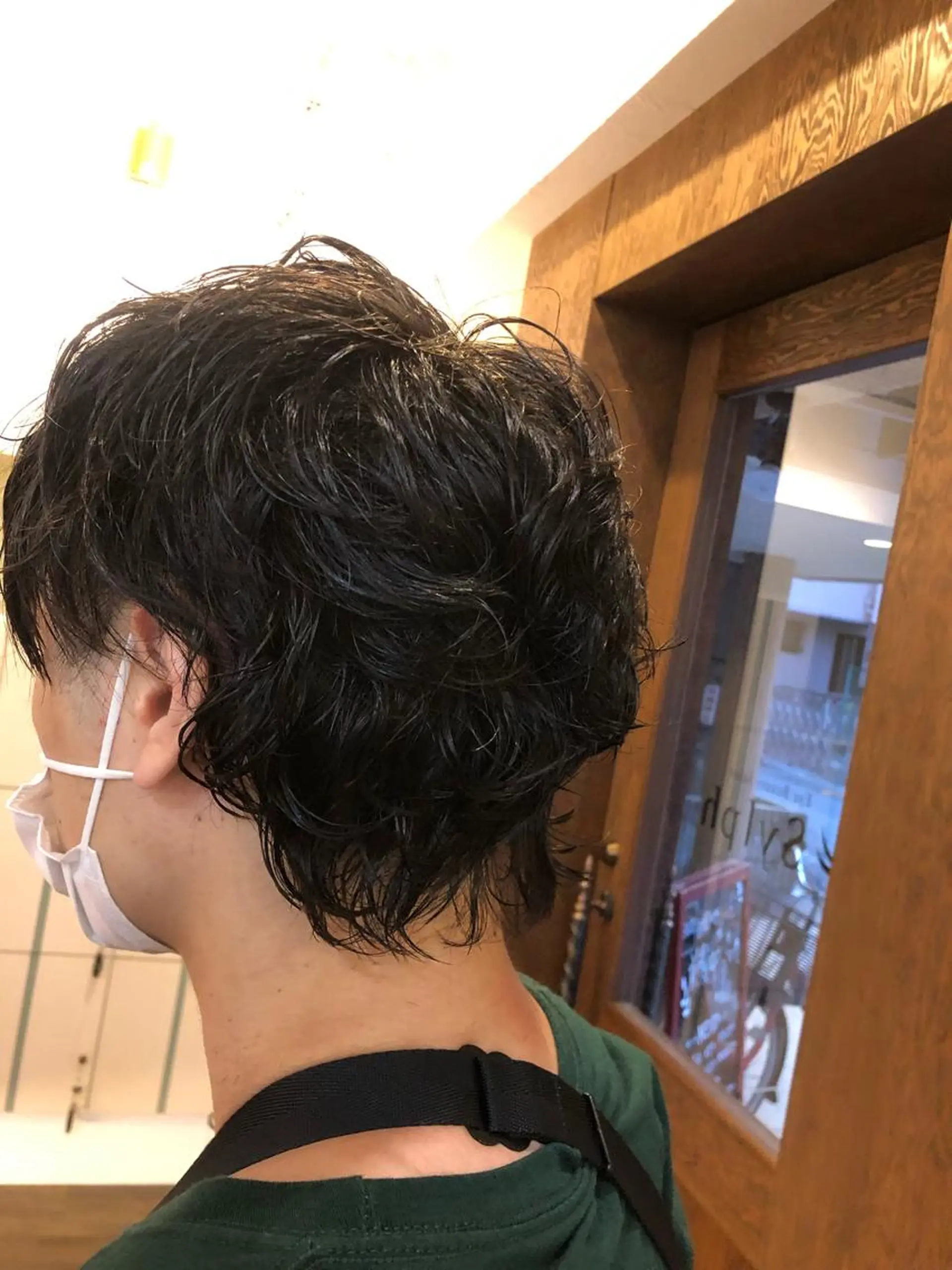 ミディアム メンズ カット パーマ 前川 万都里のヘアスタイル