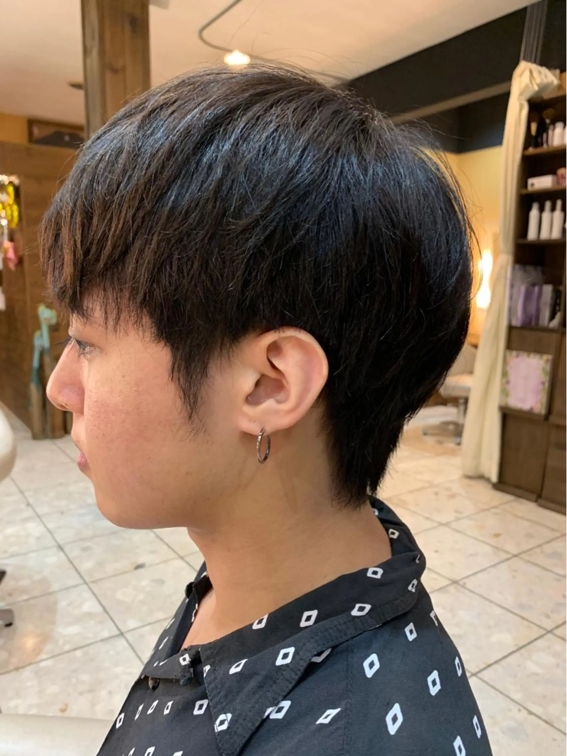 メンズ 小林 崇雅　ダウンパーマのヘアスタイル