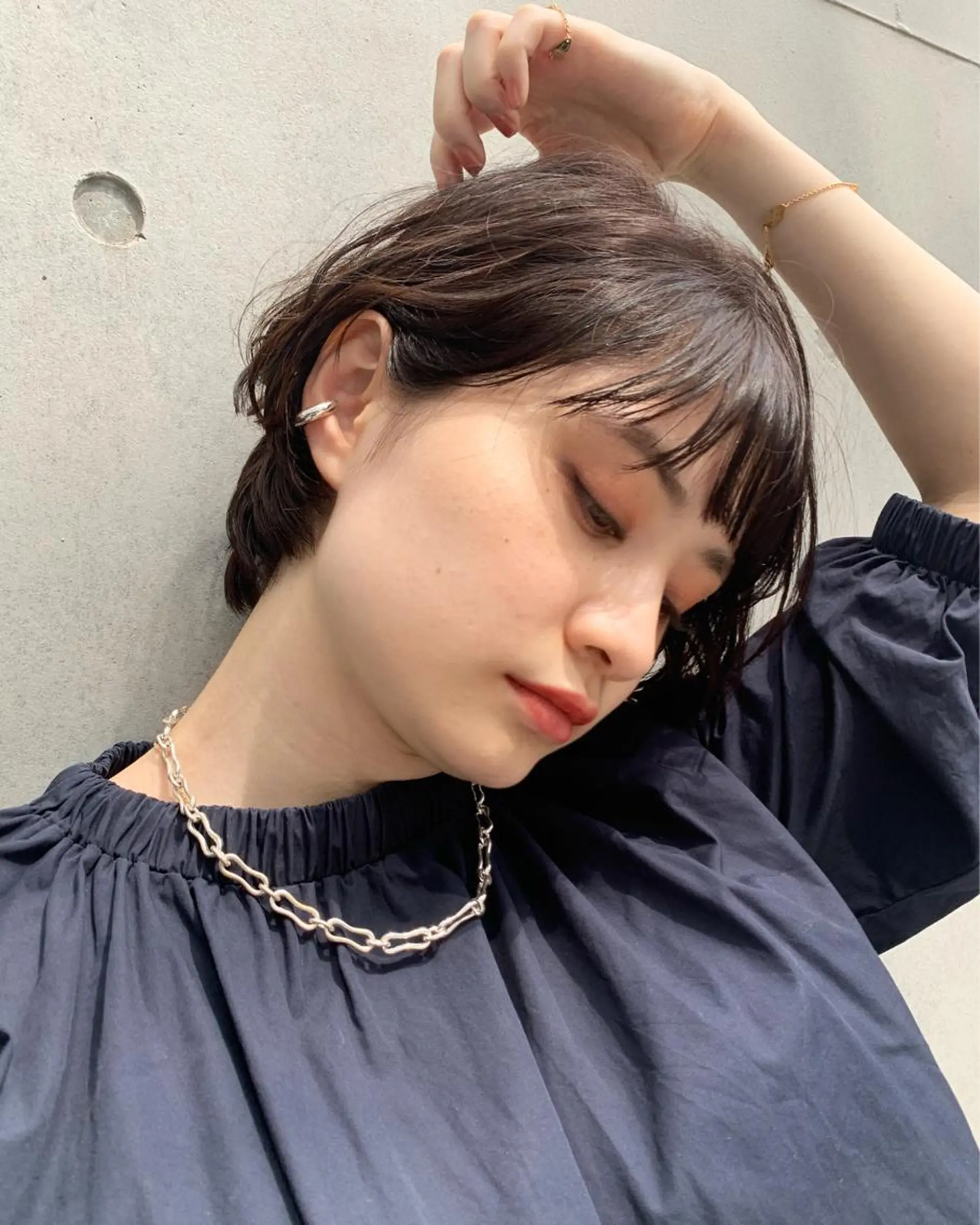 ショート ボブ/ショート/縮毛 /レイヤー/内山翔太のヘアスタイル