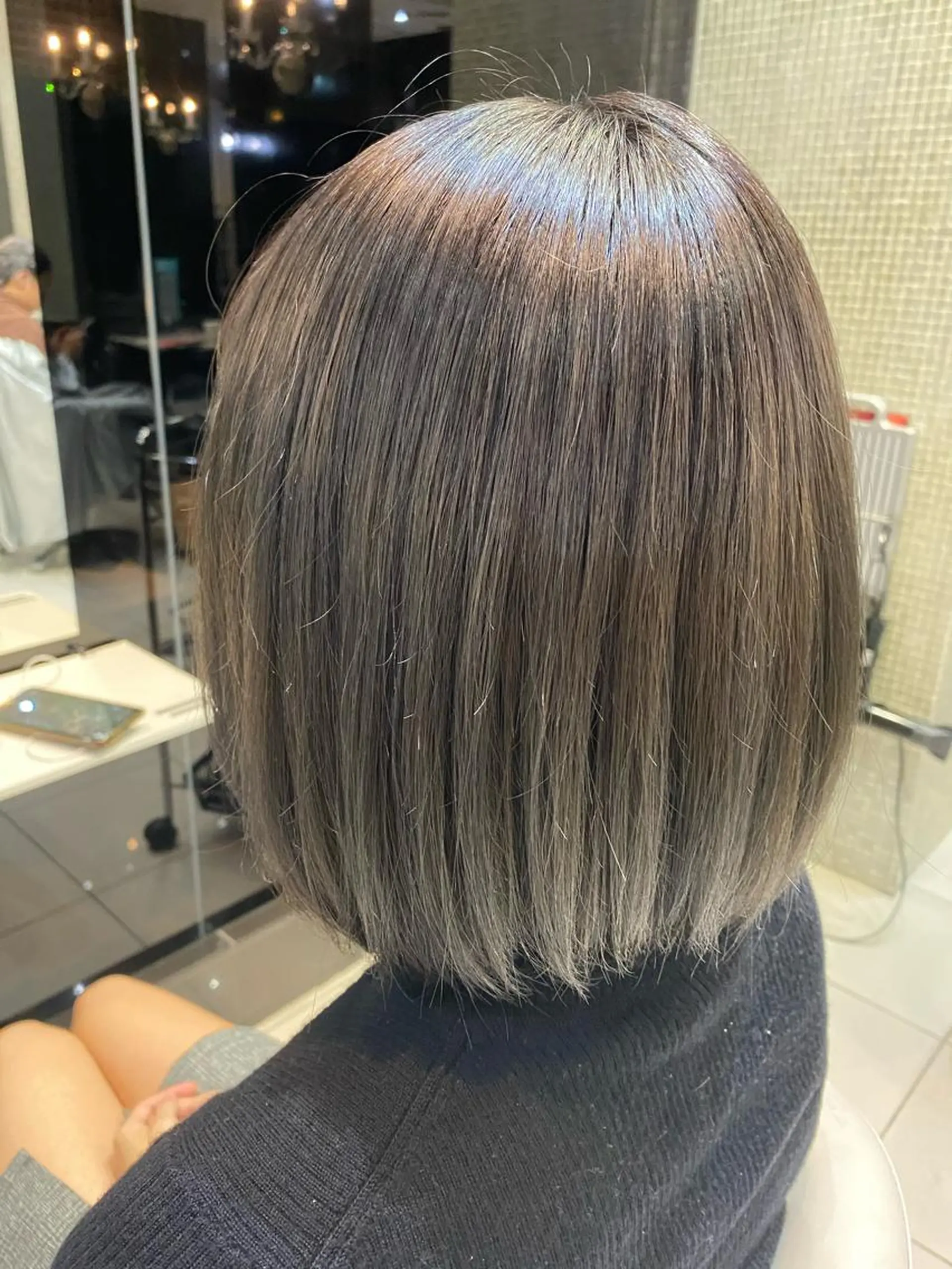 ミディアム カラー アッシュ ベージュカラー ブリーチ ケアブリーチ 透明感カラー Bianca所属・Bianca  代表 硲　貴亮【東武練馬】のヘアスタイル