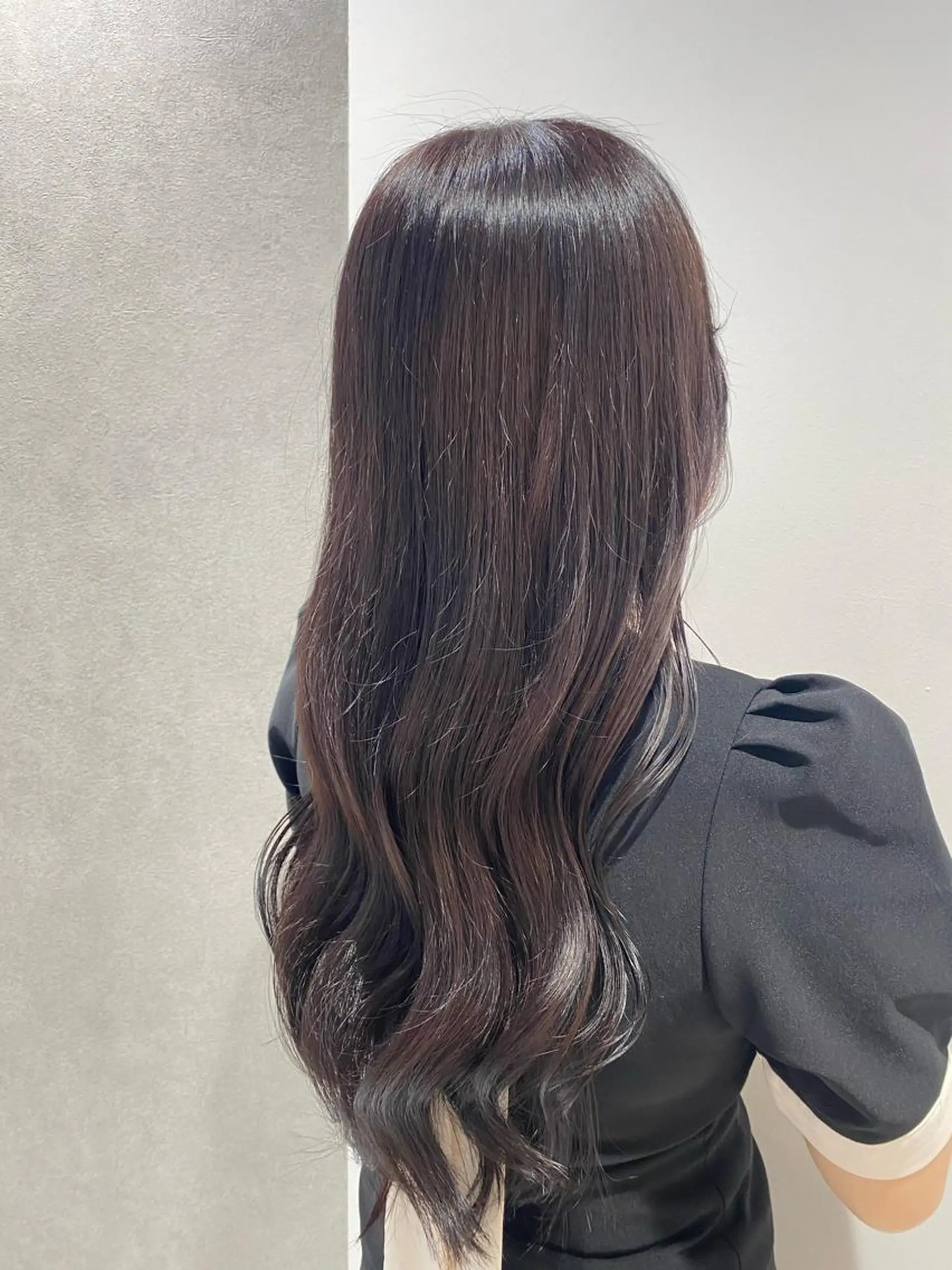 ロング カラー ピンクカラー トリートメント 🫧ブリーチなし 透明感カラーゆん🫧のヘアスタイル