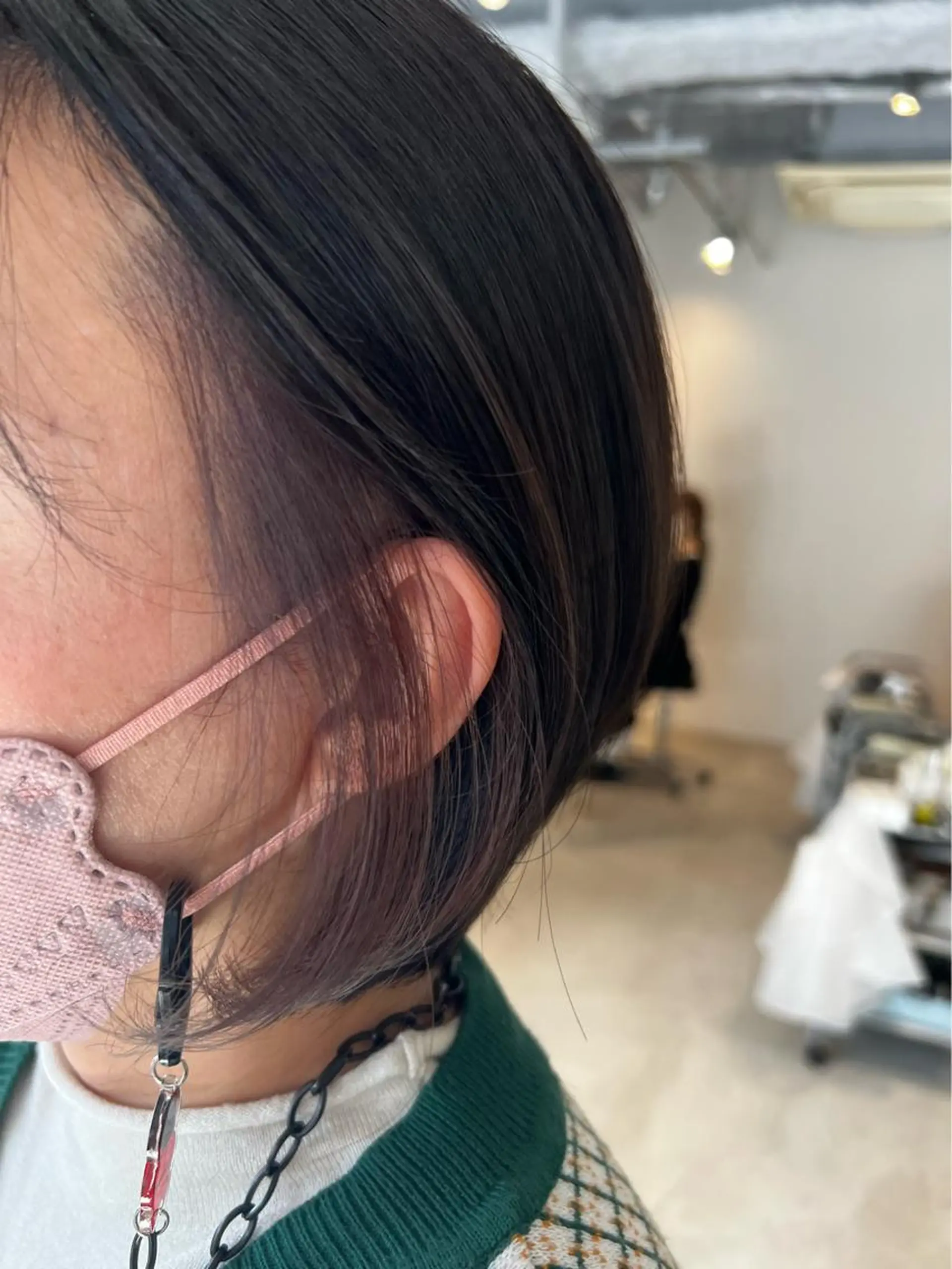 ショート カラー ベージュカラー ピンクカラー ピンクベージュ ヘアカラー トリートメント 🌐👽フクイ キララ🌎💎のヘアスタイル