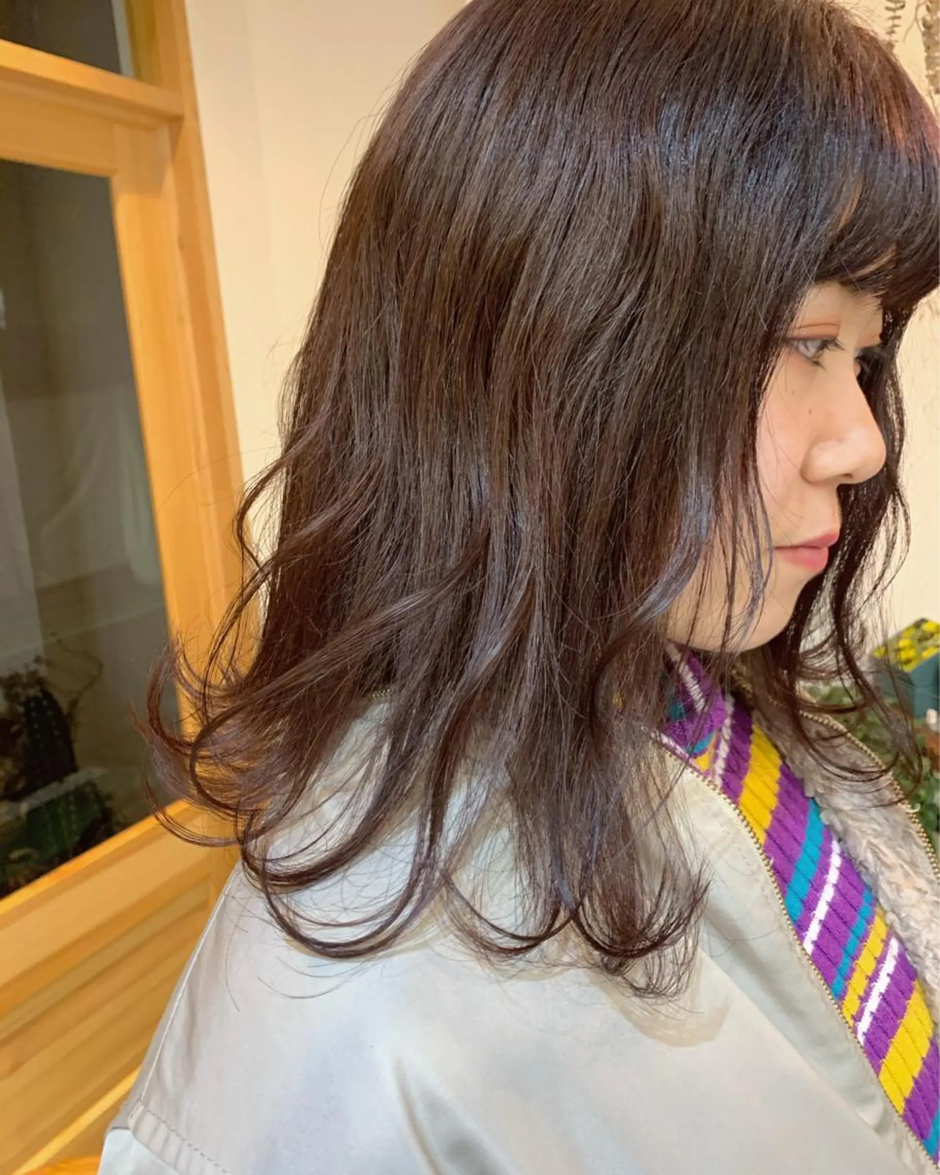 セミロング カラー ブラウンカラー misch by urban所属・名駅🦢大人艶カラー 🪽カミヤアカネのヘアスタイル