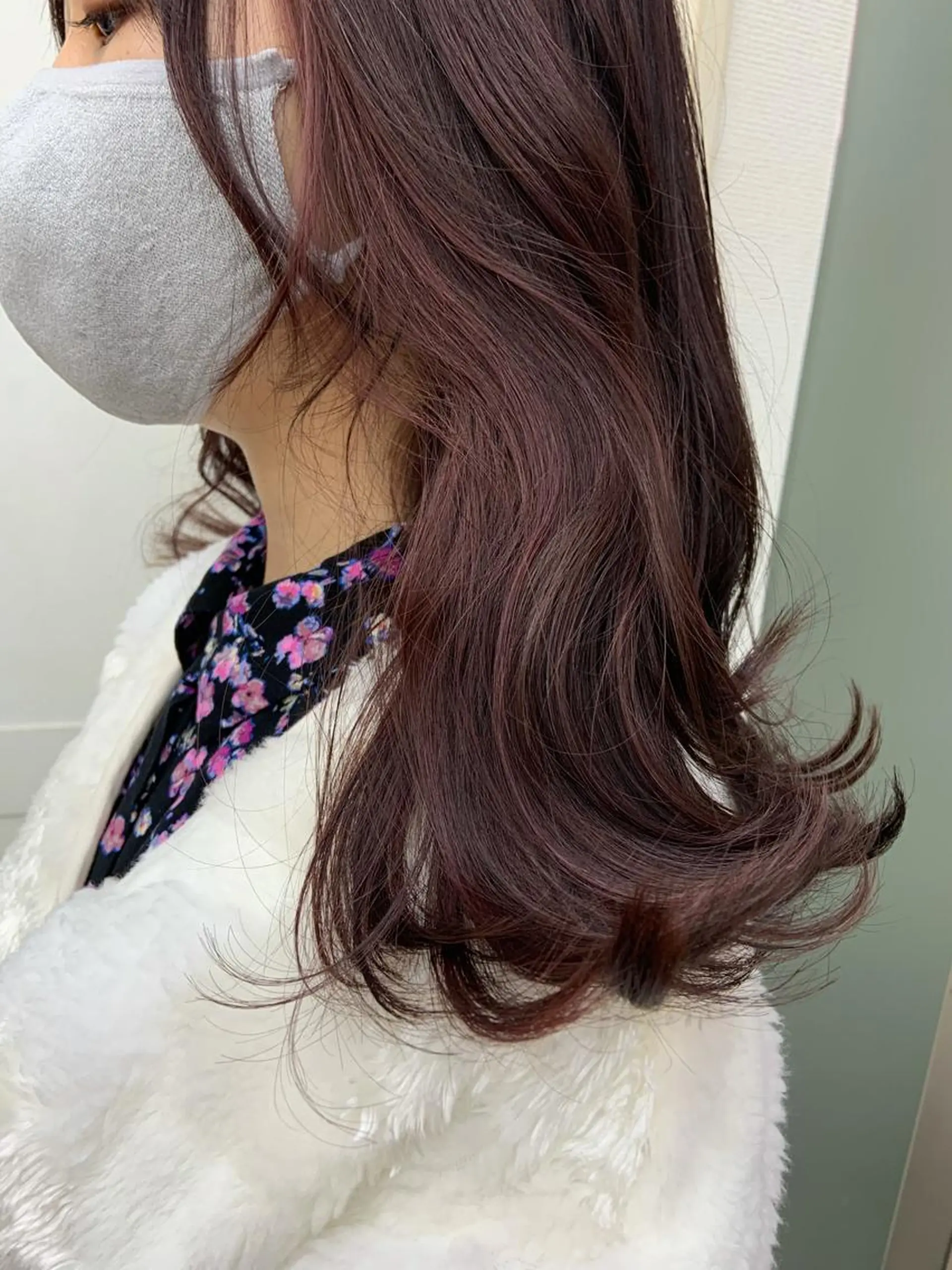セミロング カラー ヘアカラー トリートメント 前髪顔周り✂️店長 ❤️アマミヤ❤️のヘアスタイル