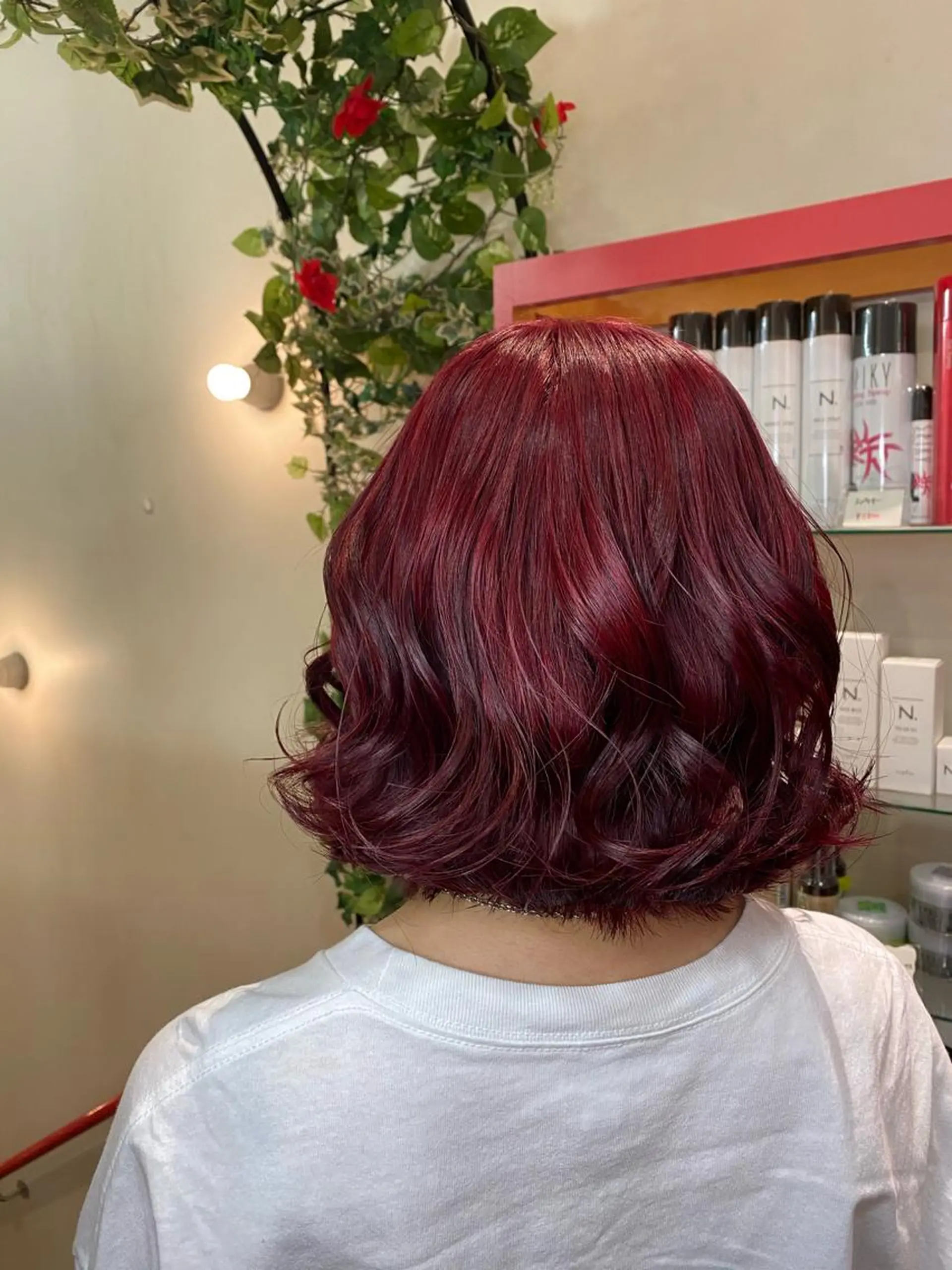 ショート ゆぴ☾‪/推しカラー /ハイトーンのヘアスタイル