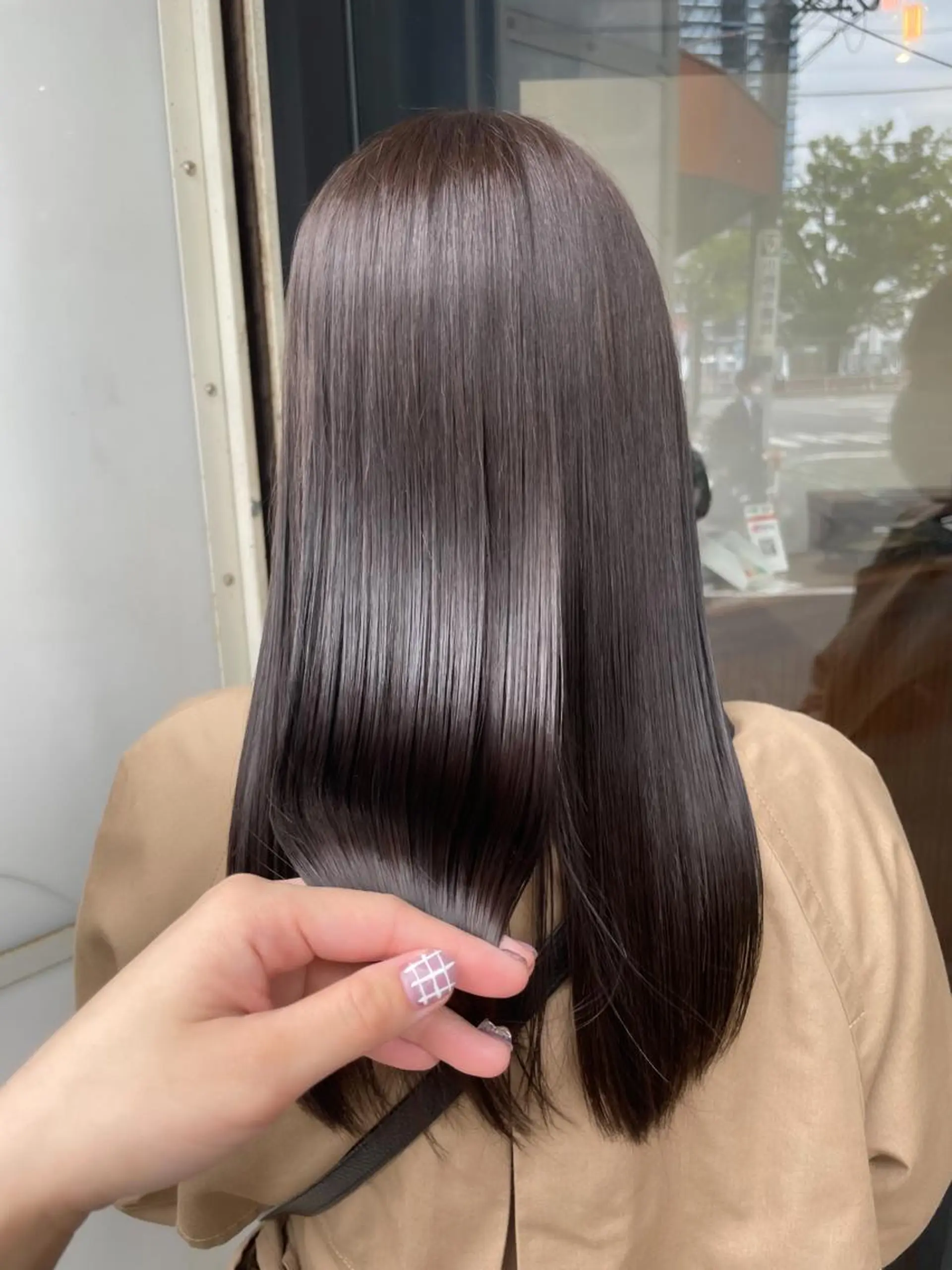 ロング カラー 縮毛矯正 いまじゅく あおいのヘアスタイル
