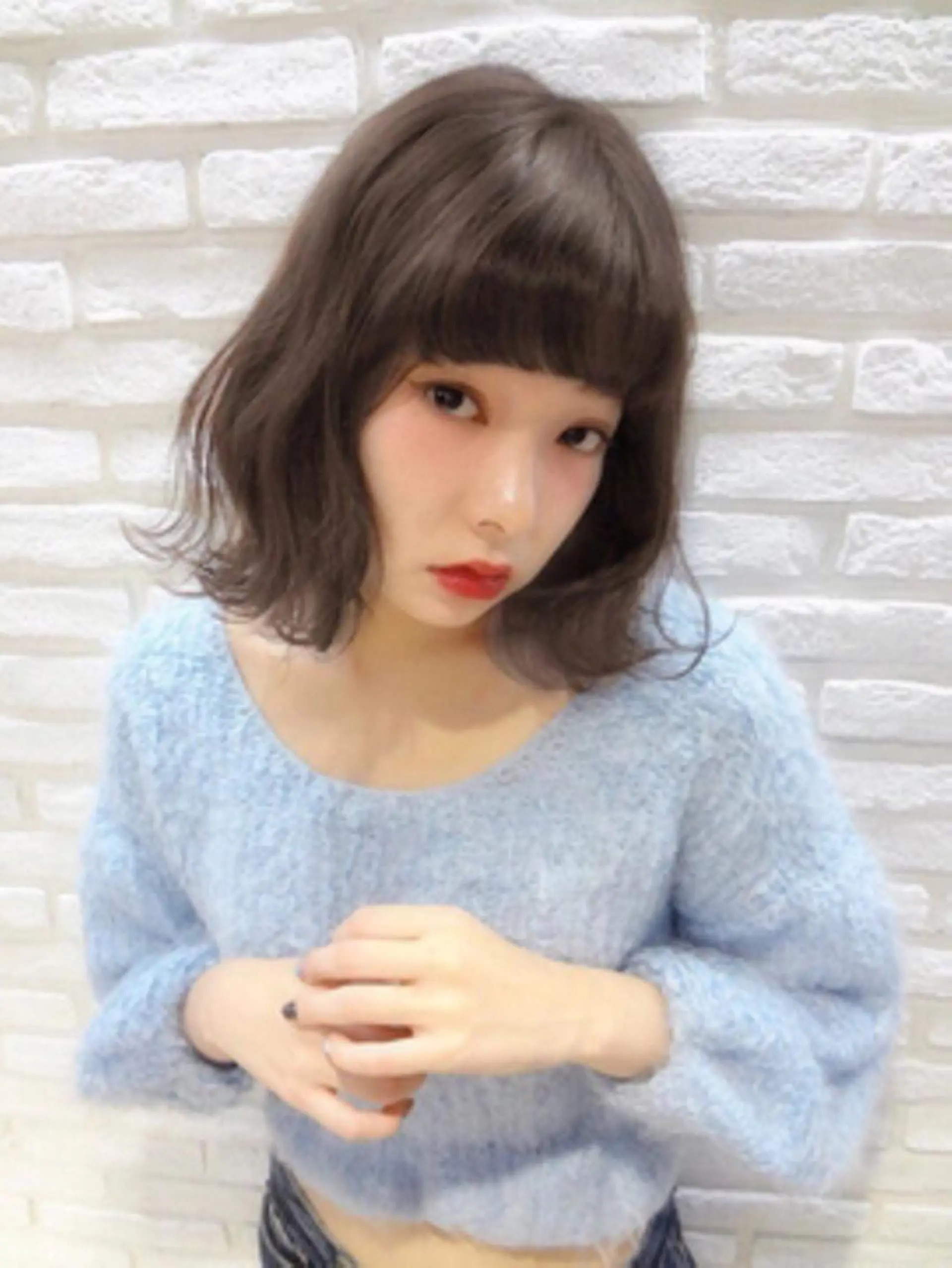 ミディアム カラー 遠藤 眞実のヘアスタイル