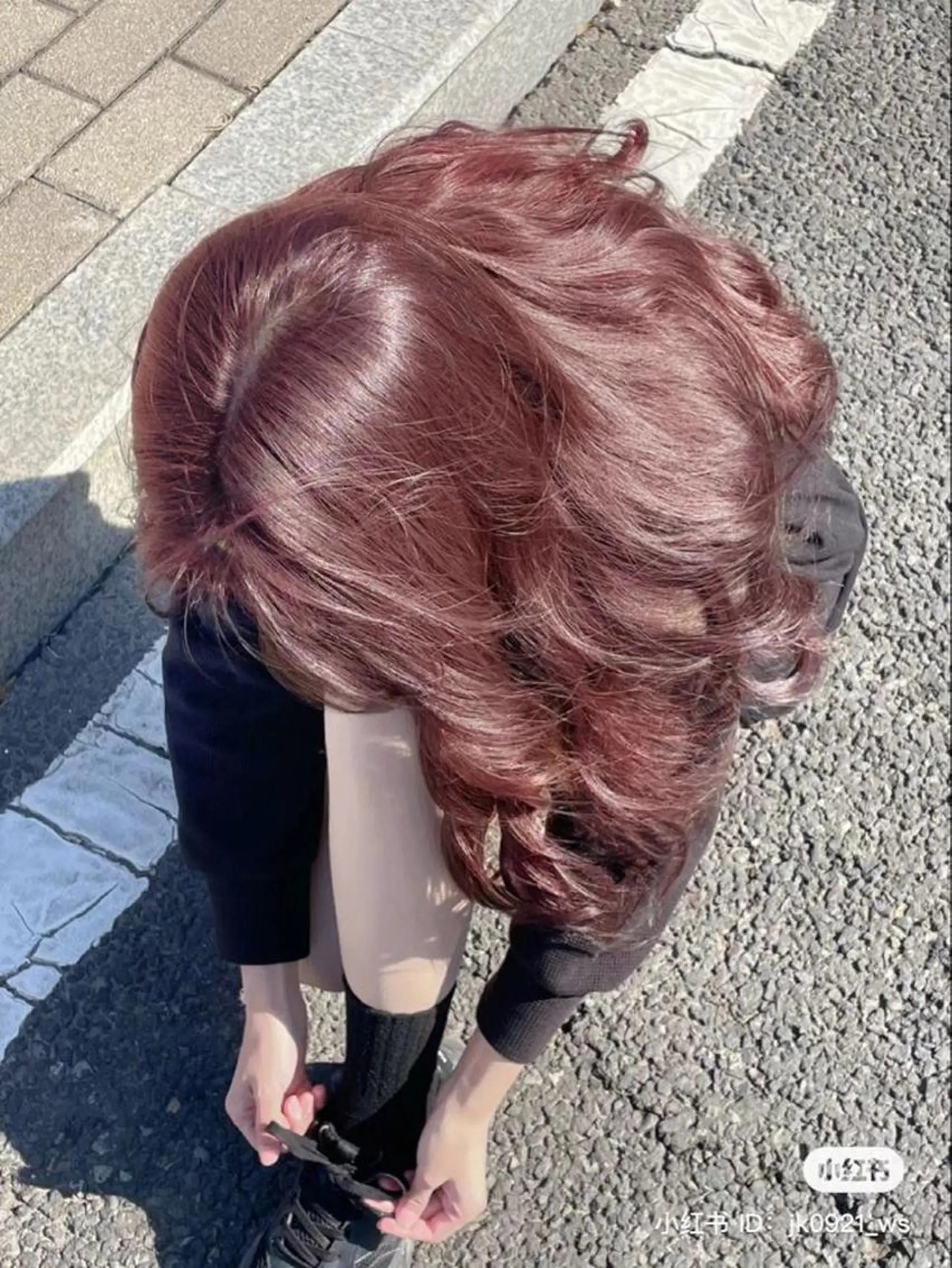 ロング カラー ブリーチ ブリーチなしカラー ブリーチしない 暖色colorのヘアスタイル