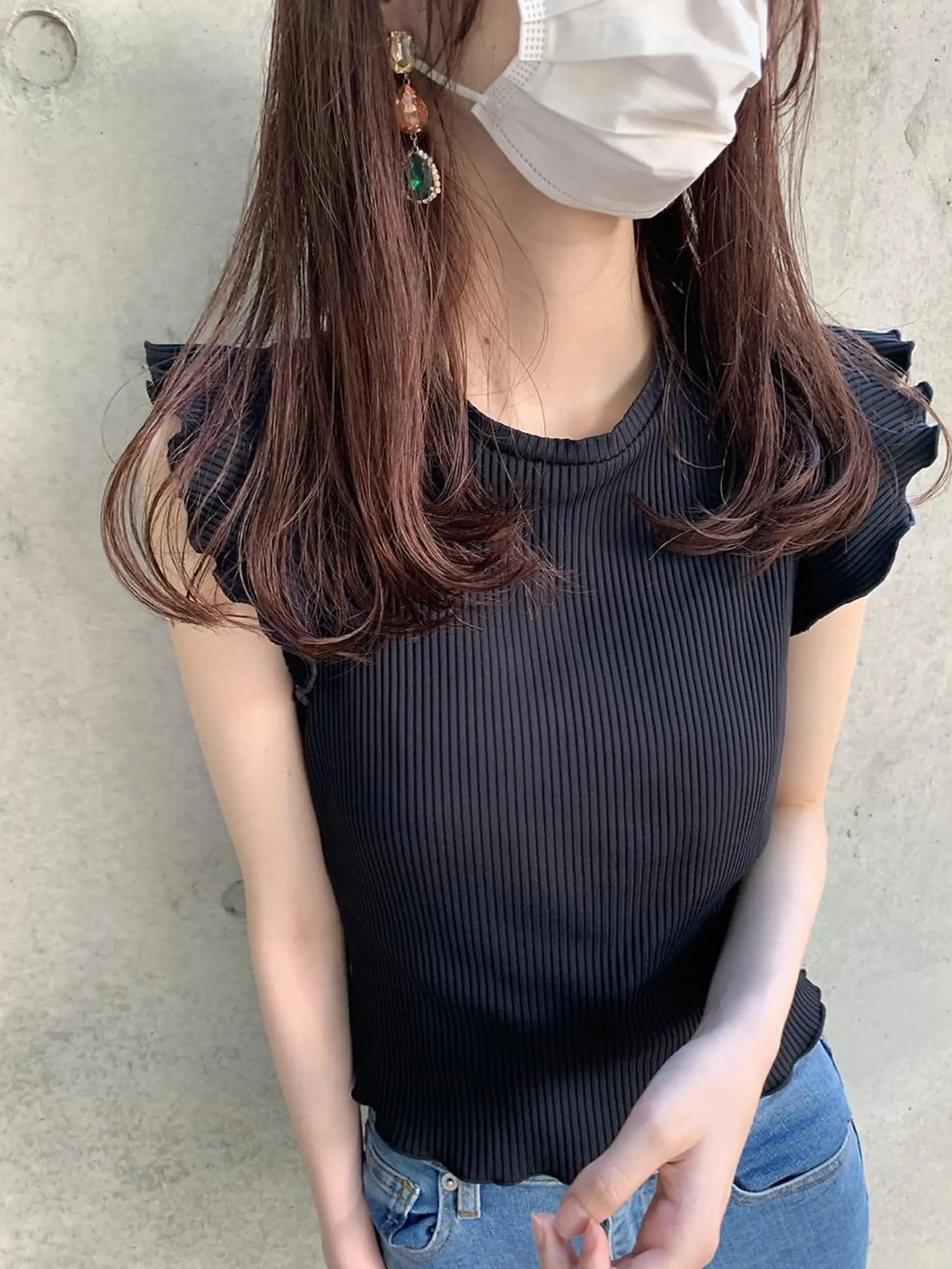 カラー スパイキーショート パーマ　具志堅　太志のヘアスタイル