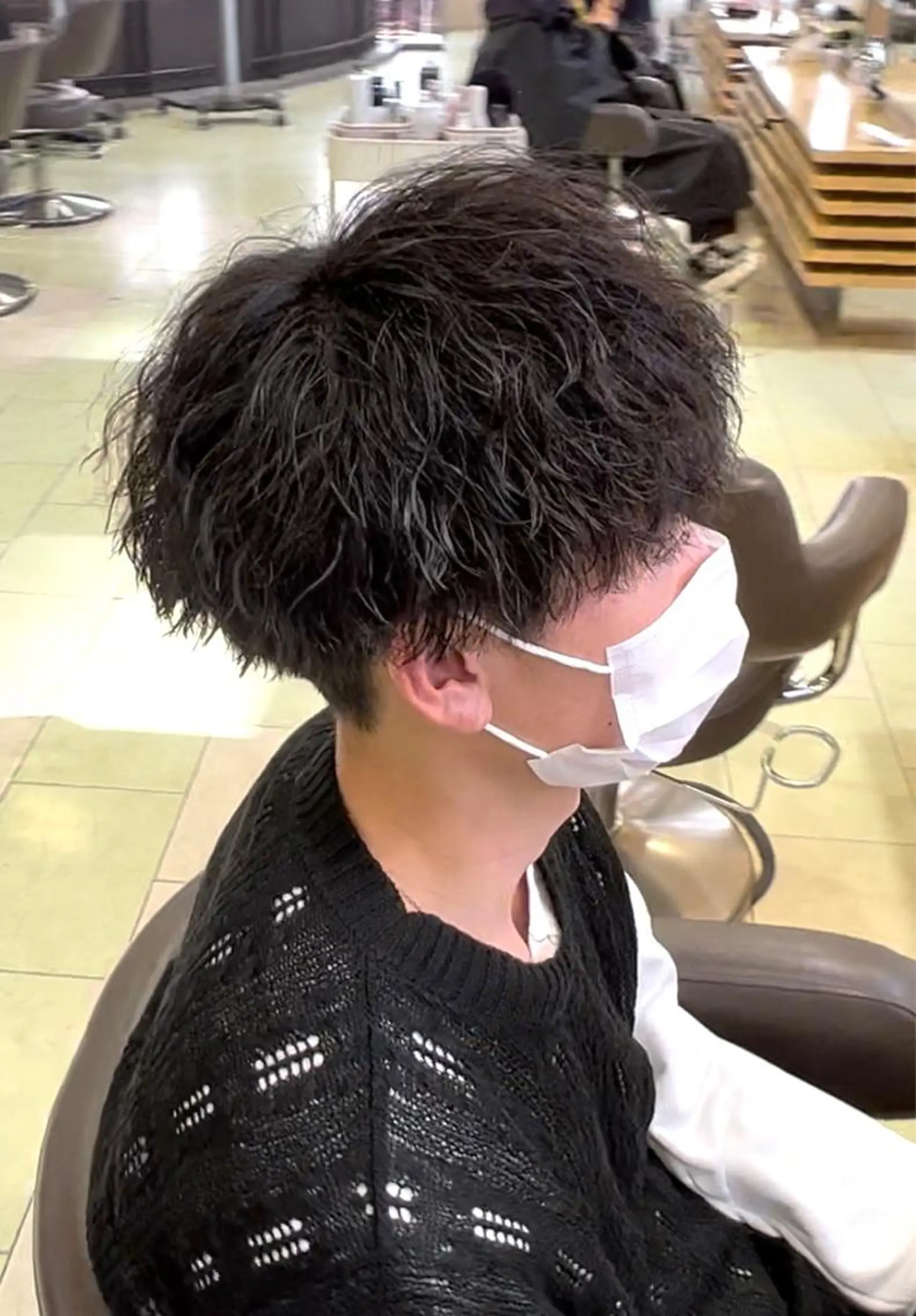 パーマ メンズ メンズパーマ ツイストスパイラルパーマ スパイラルパーマ カット トリートメント 韓国ヘアダウンパーマ シャドウパーマ/航太のヘアスタイル