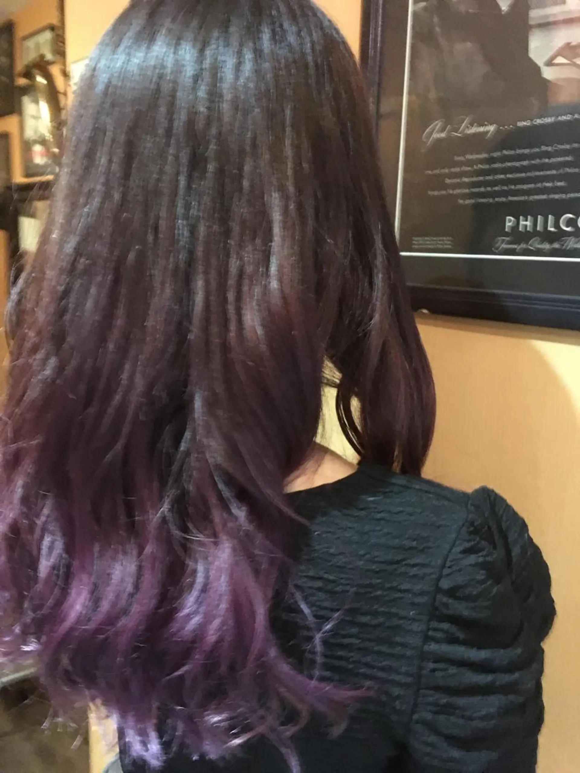 ロング カラー グラデーションカラー Drei.B.(ドライヴ)所属・ヨシダ アズサのヘアスタイル