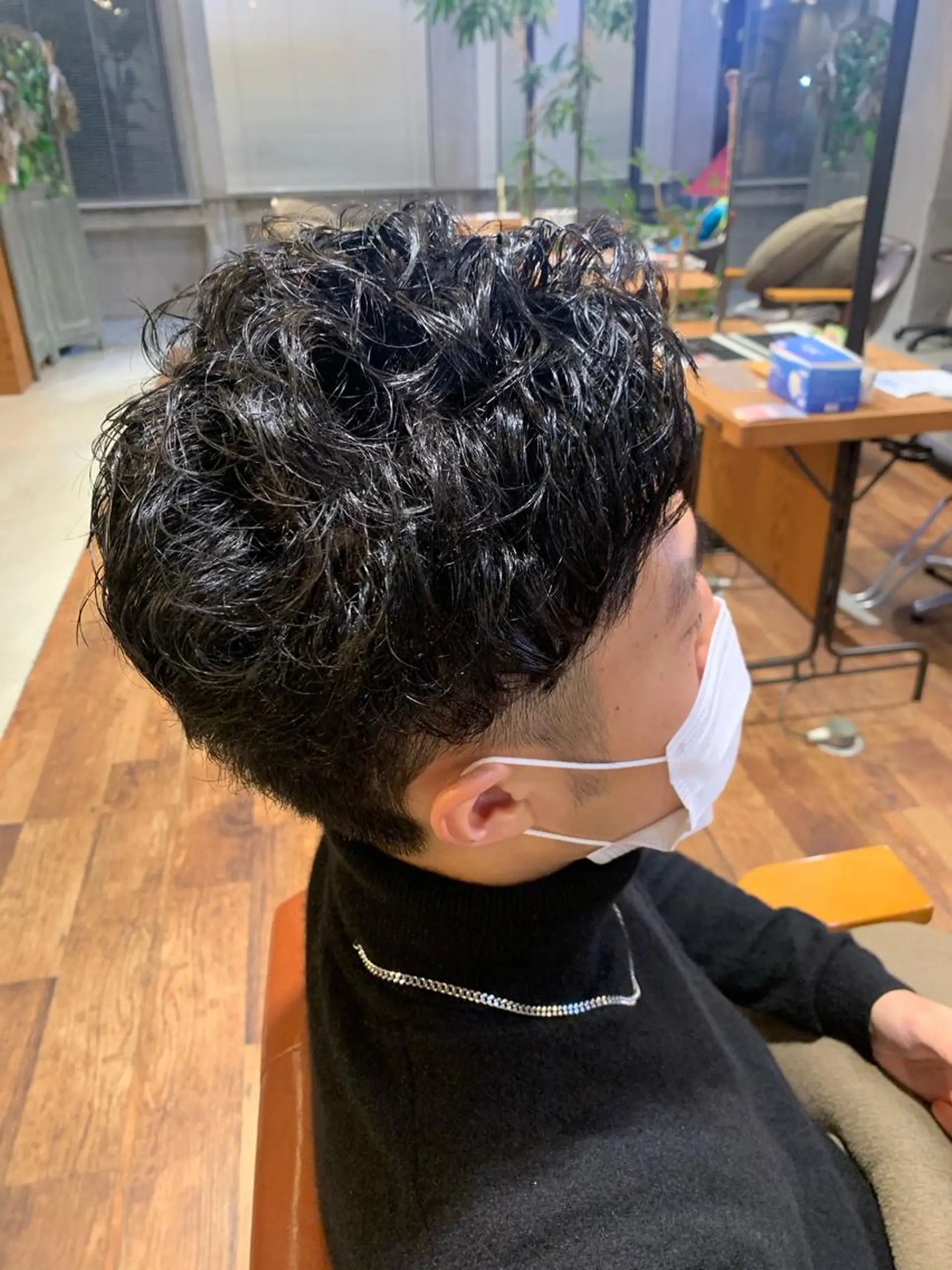 パーマ メンズ ROCAReTA kyoto 四条大宮店所属・齋藤 みさきのヘアスタイル