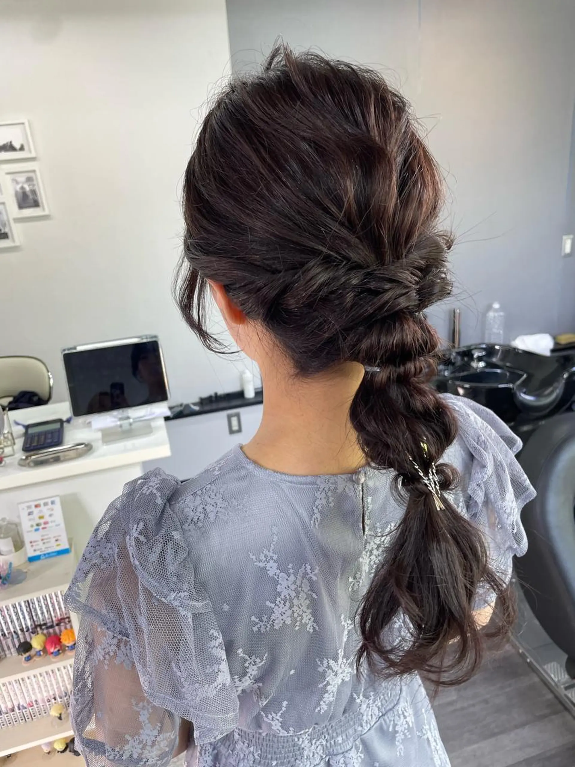 ヘアアレンジ オノ アカネのヘアスタイル