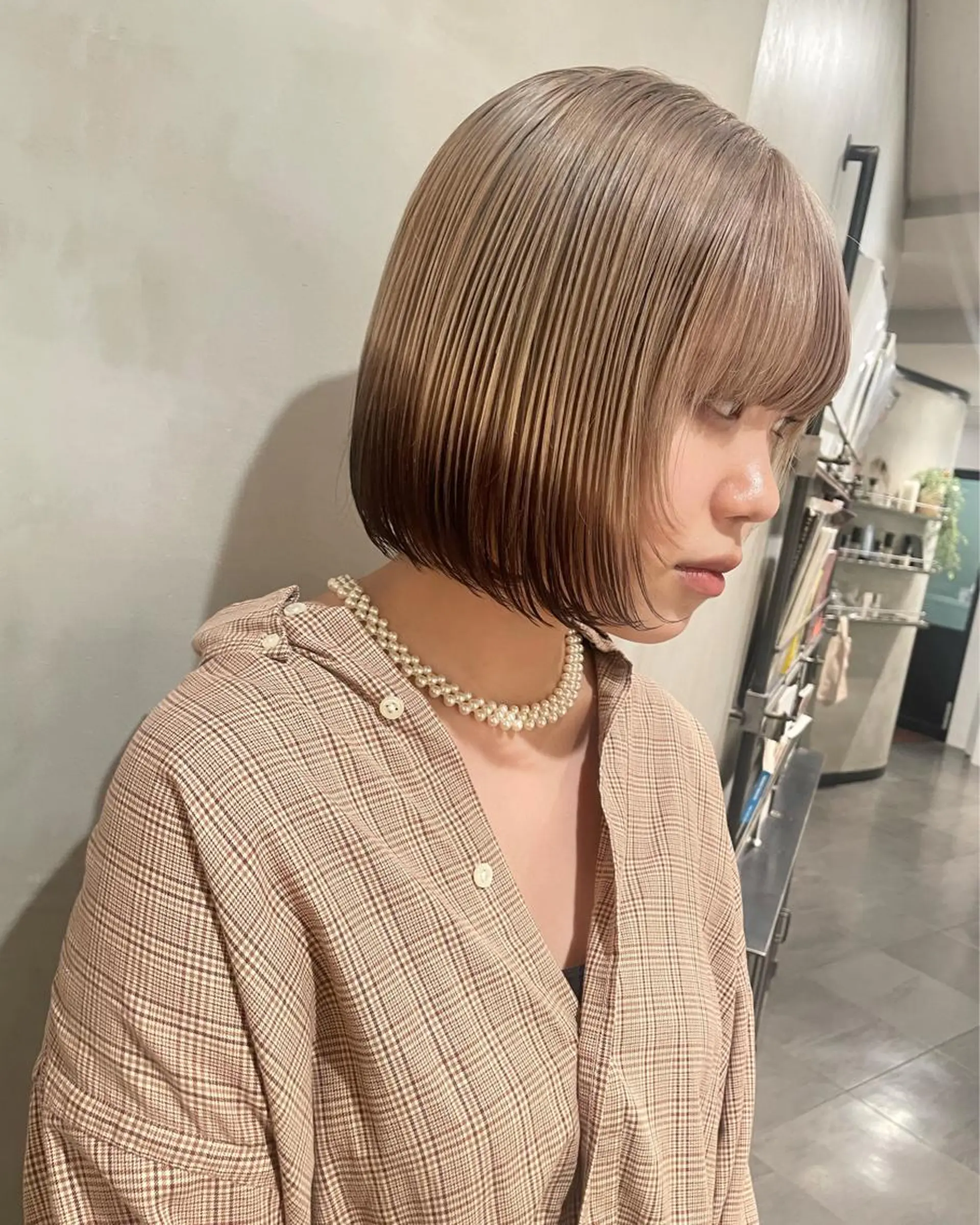 ショート カラー ヘアカラー トリートメント 優 作のヘアスタイル