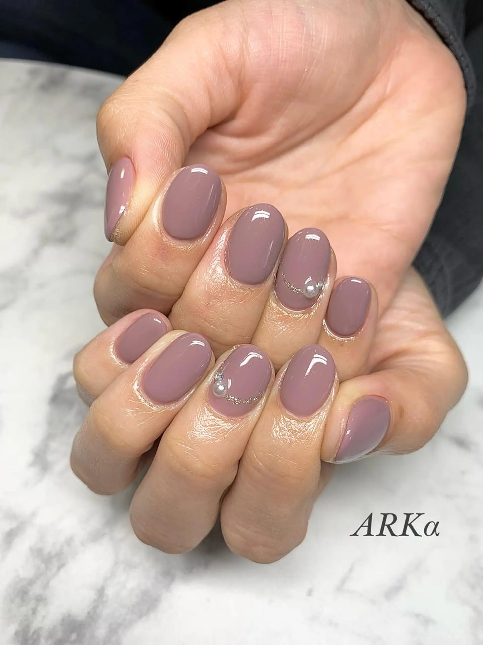 ショート ネイル アートネイル ハンドネイル ARKα SHIORIのネイルデザイン