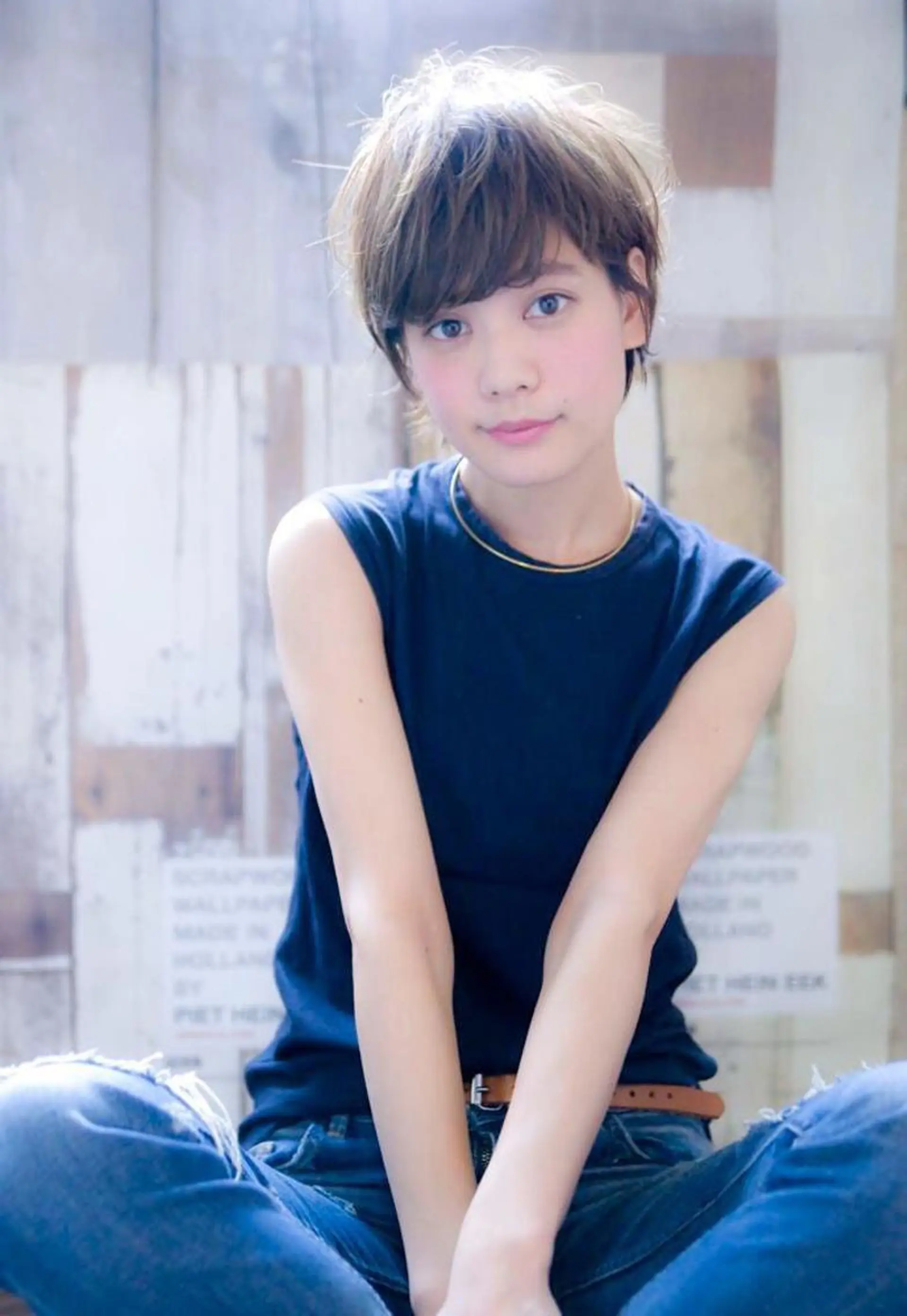 ショート カラー hao所属・西山 頌太のヘアスタイル