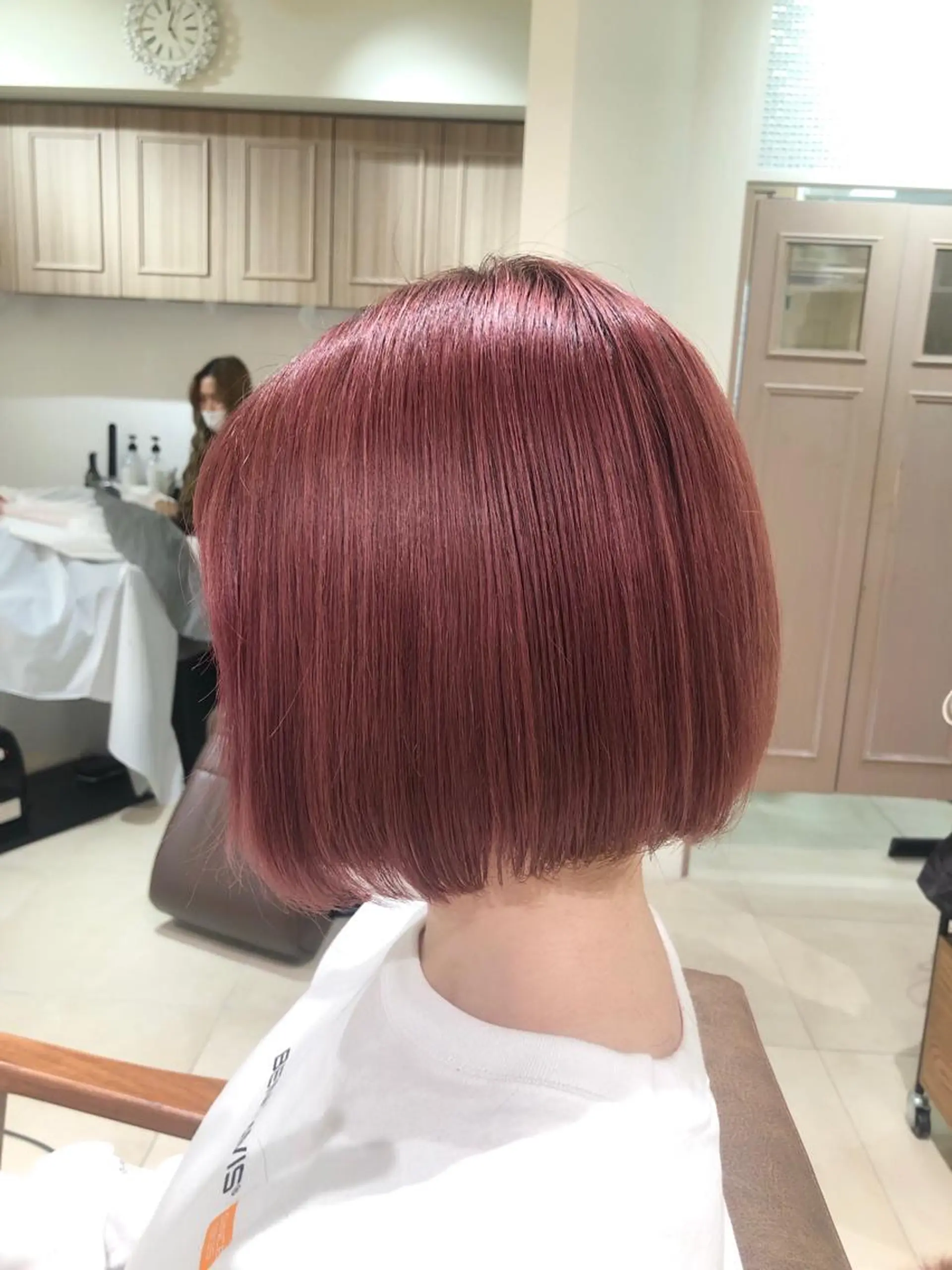 ショート ピンクラベンダー ボブ globe船橋所属・スタイリスト★今村 優太のヘアスタイル