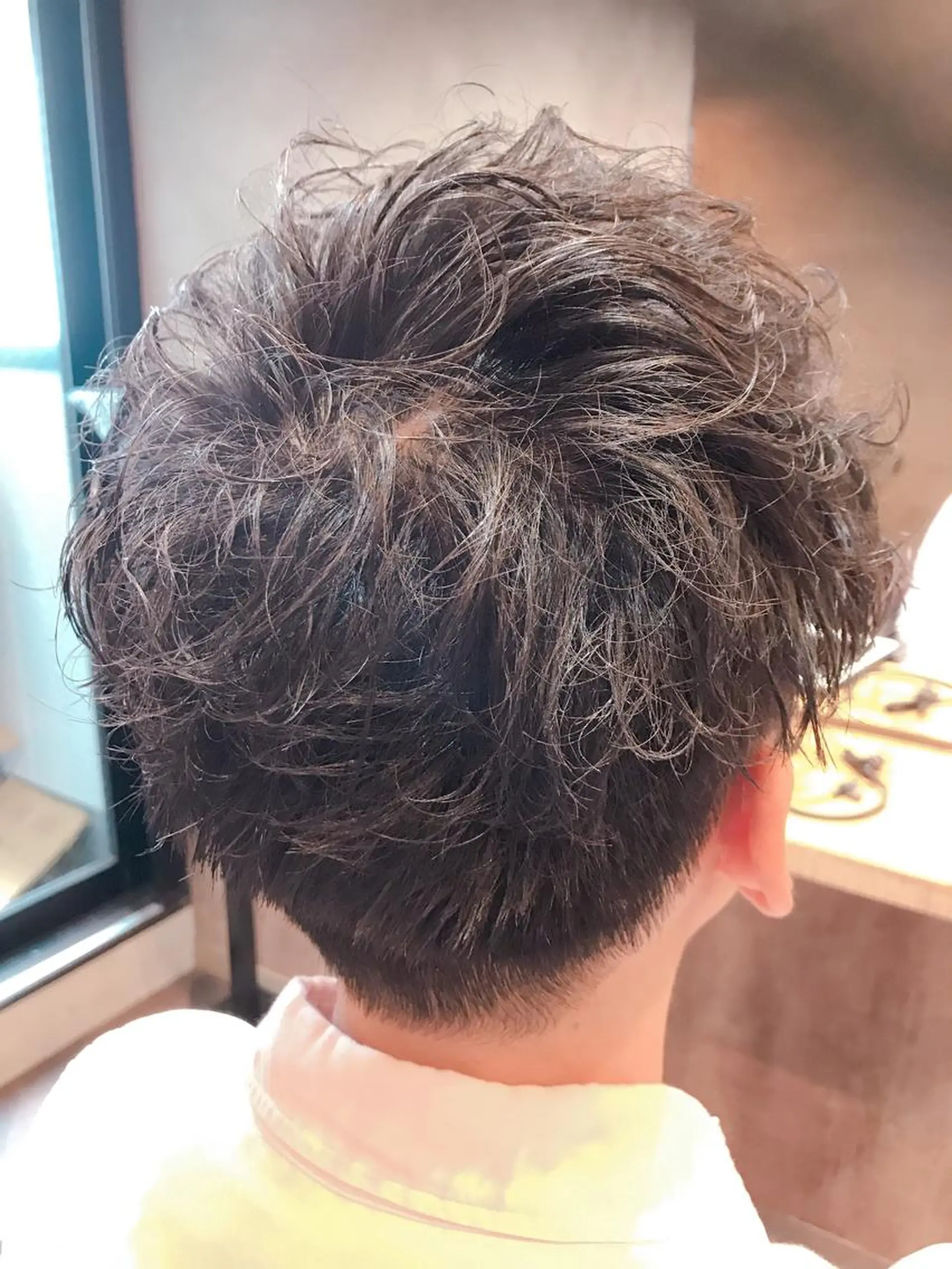 ショート パーマ メンズ メンズパーマ カット 久保亮太 /大人ショートのヘアスタイル