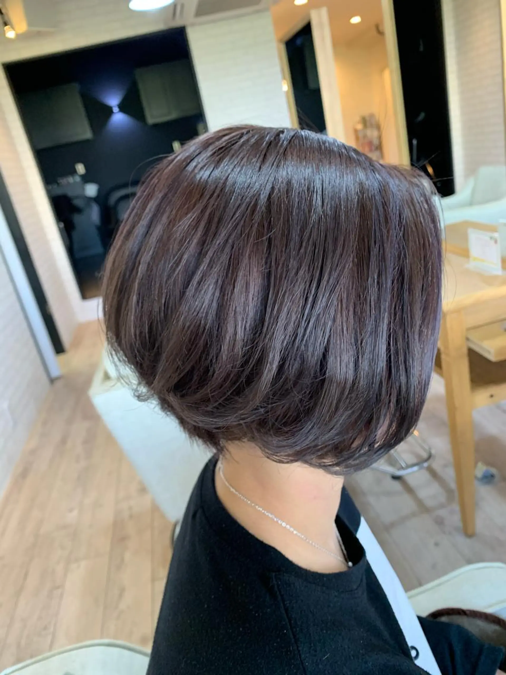 ショート カラー ショートボブ イルミナカラー ボブ ショートヘア カット ヘアカラー トリートメント 🏆蔵前個室 美容院🏆　大川月央のヘアスタイル