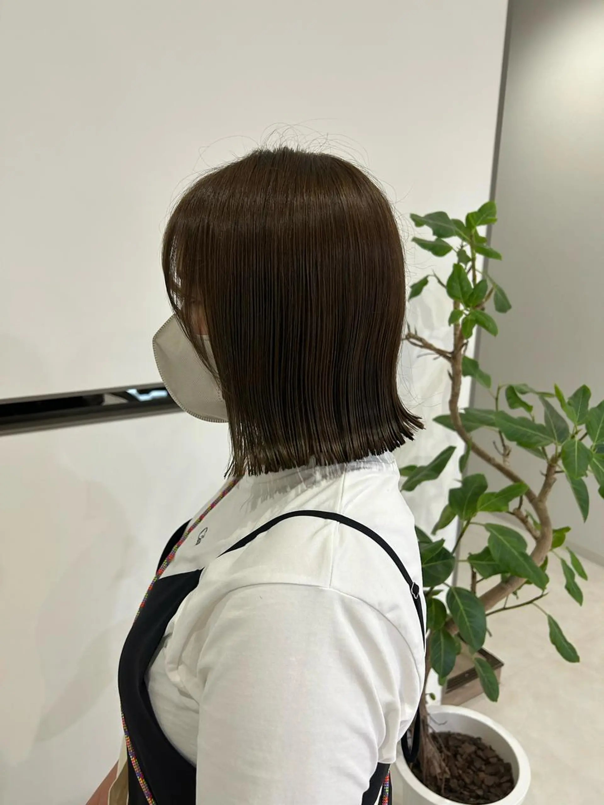 ミディアム ボブ amoretto miyuのヘアスタイル