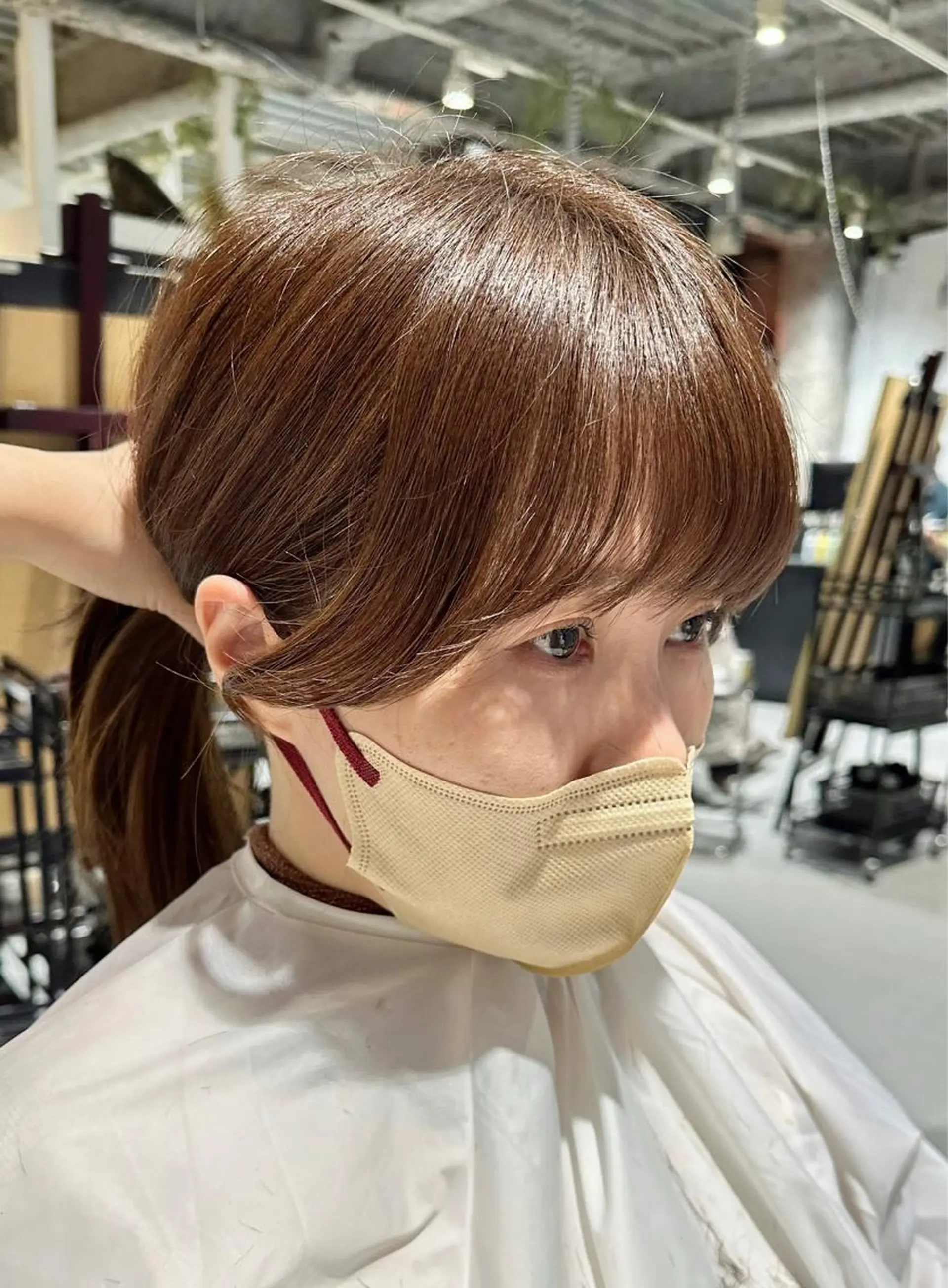 セミロング カット Manami ♡のヘアスタイル