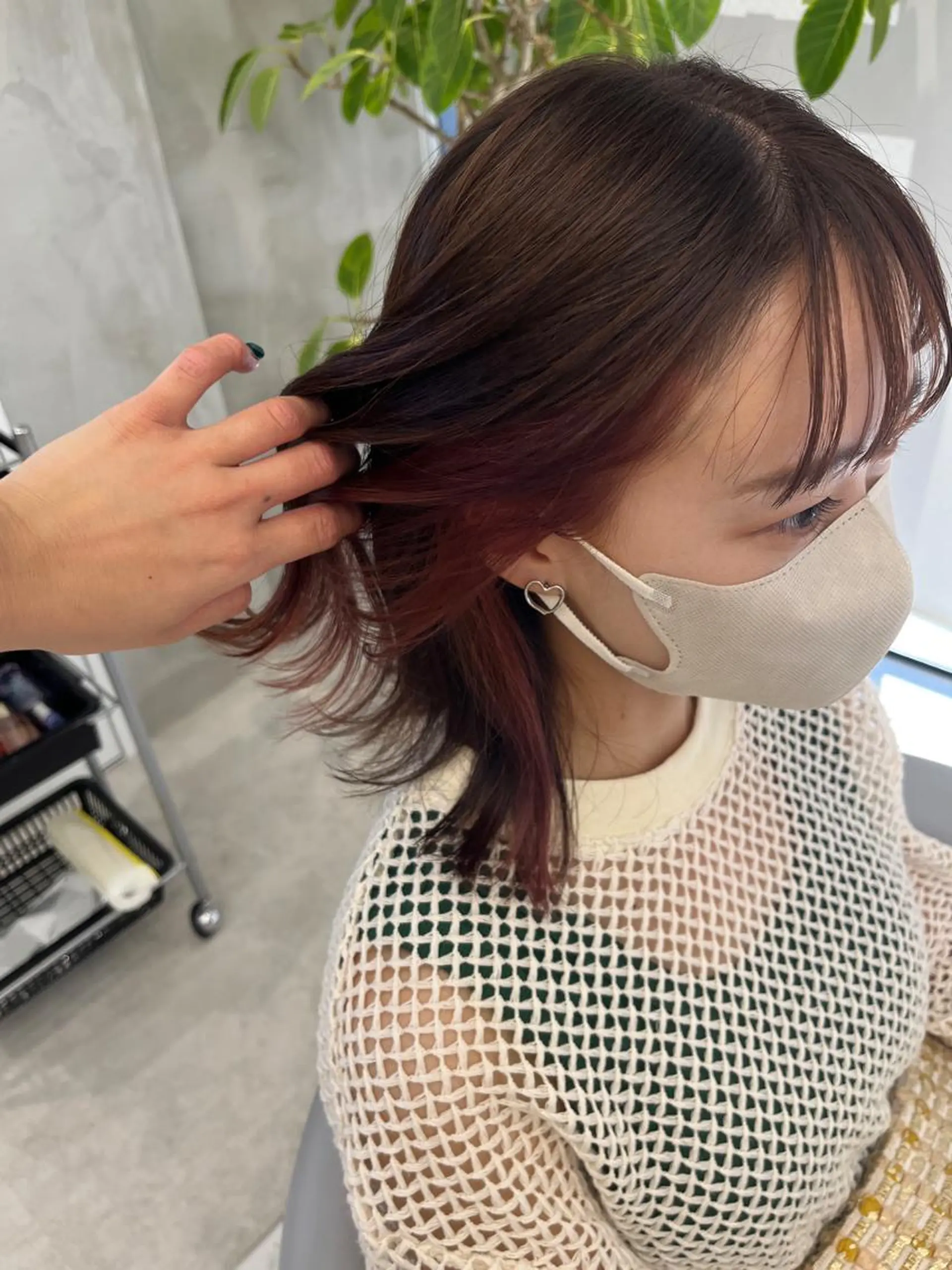 ミディアム ヘアカラー トリートメント ace share salon所属・Yurina 💖透明感カラー💖のヘアスタイル