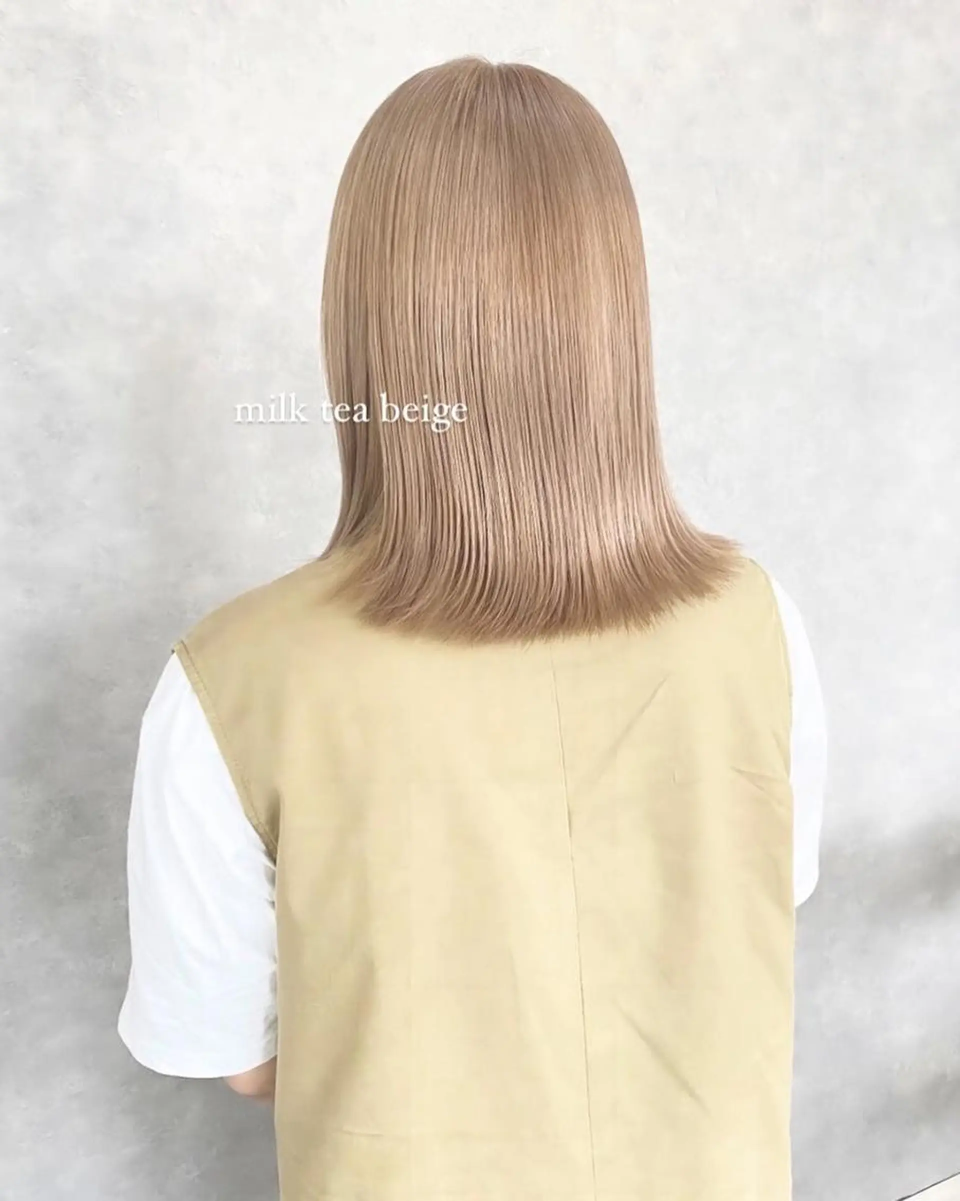 ミディアム ヘアカラー mood alissaのヘアスタイル