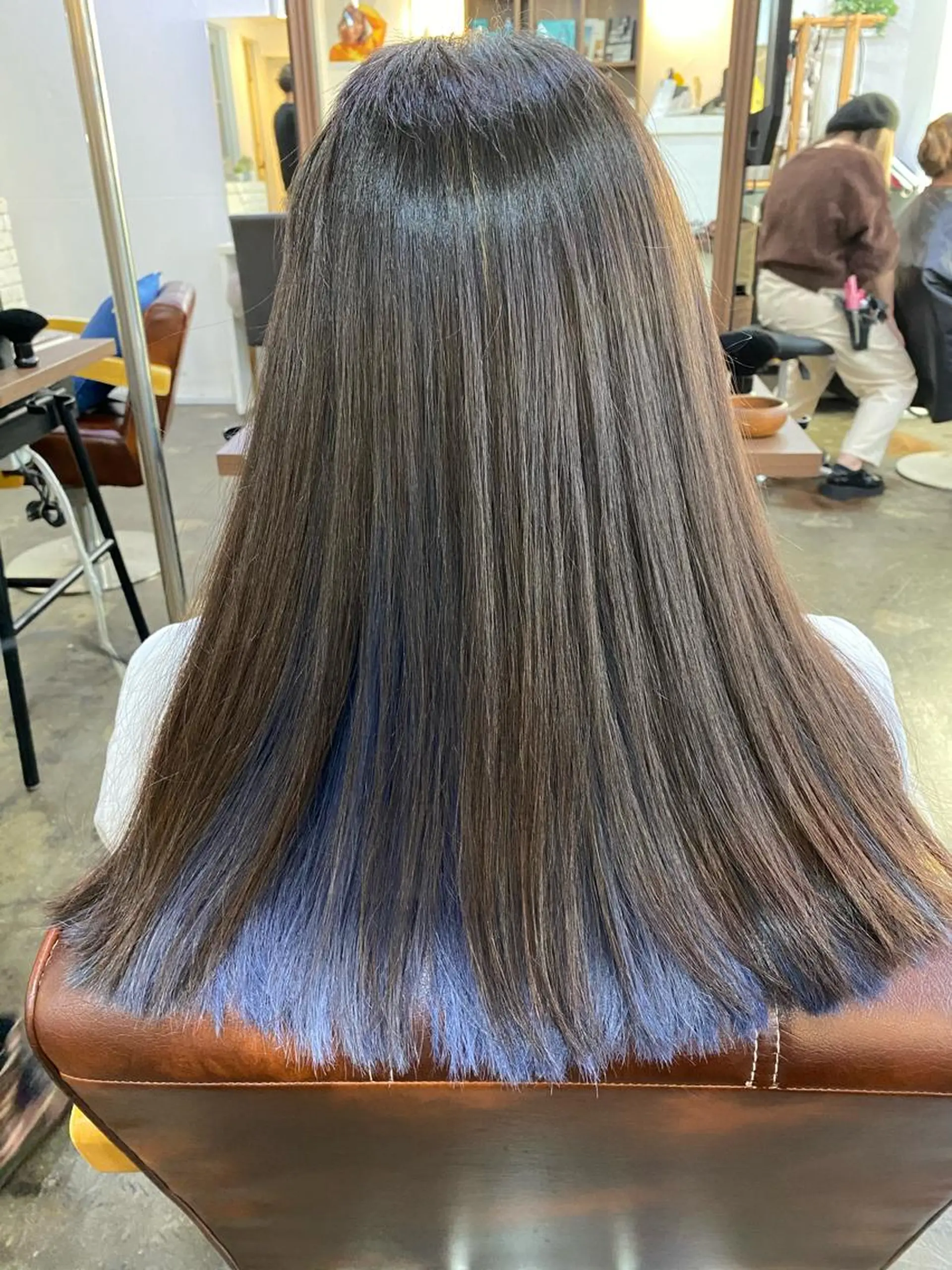 ロング カラー ヘアアレンジ 【艶髪×韓国風】 毛流れ職人 RYOのヘアスタイル