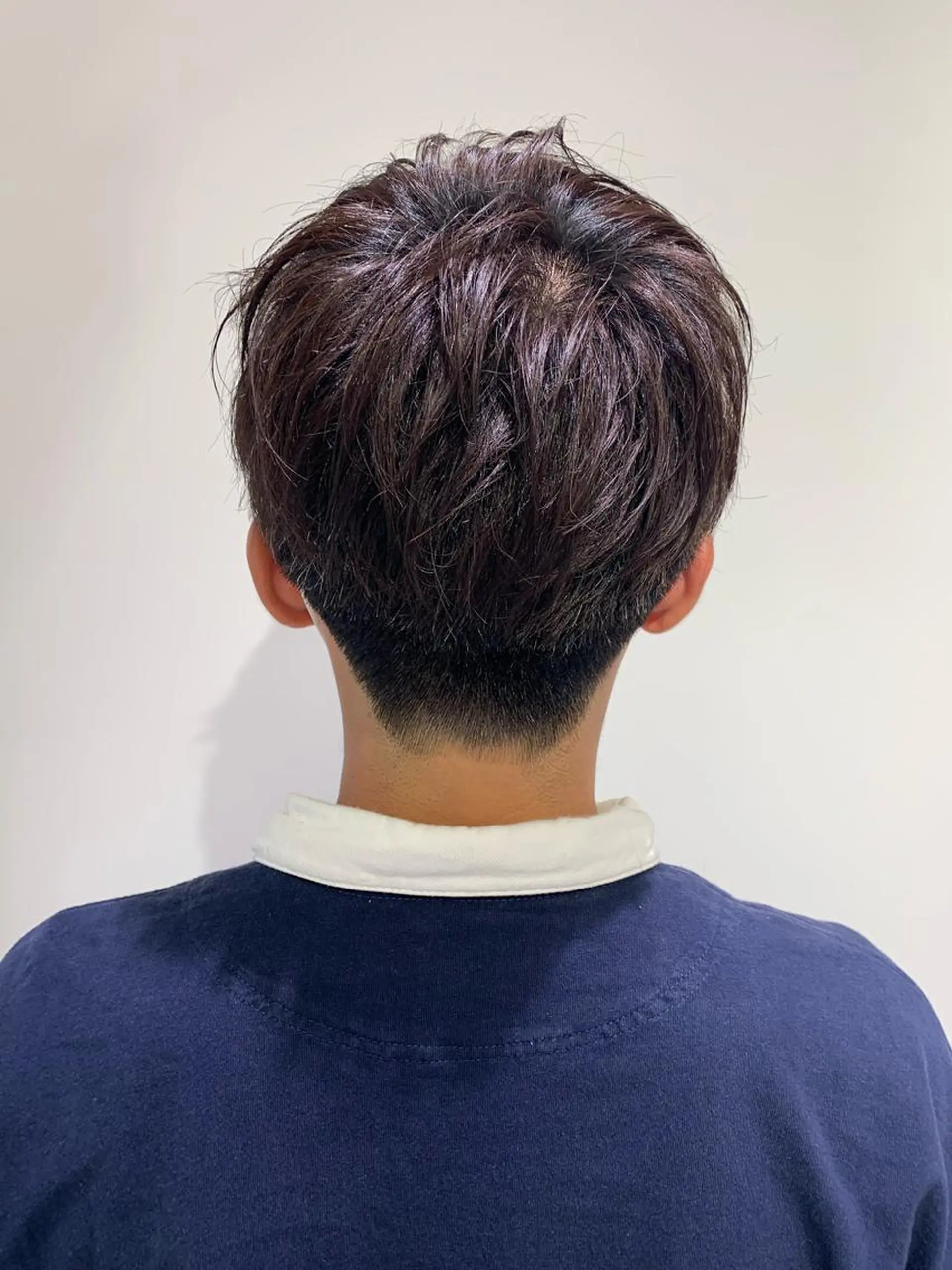 ショート メンズ マッシュ メンズパーマ くせ毛 ショートヘア カット メンズ縮毛矯正🦊ハ イトーン　RYOKAのヘアスタイル