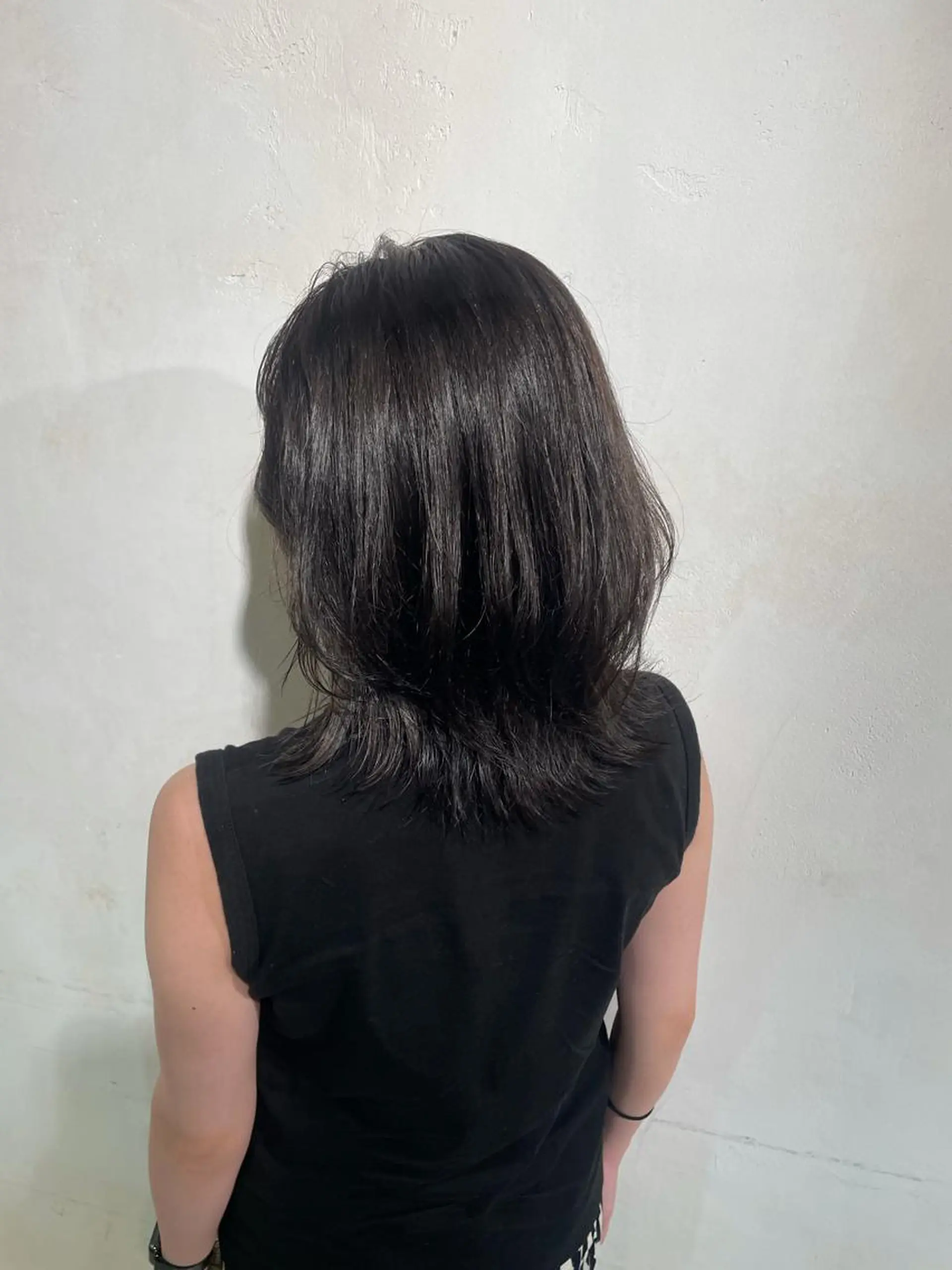 ミディアム カラー 美髪矯正/髪質改善 砂原一博のヘアスタイル