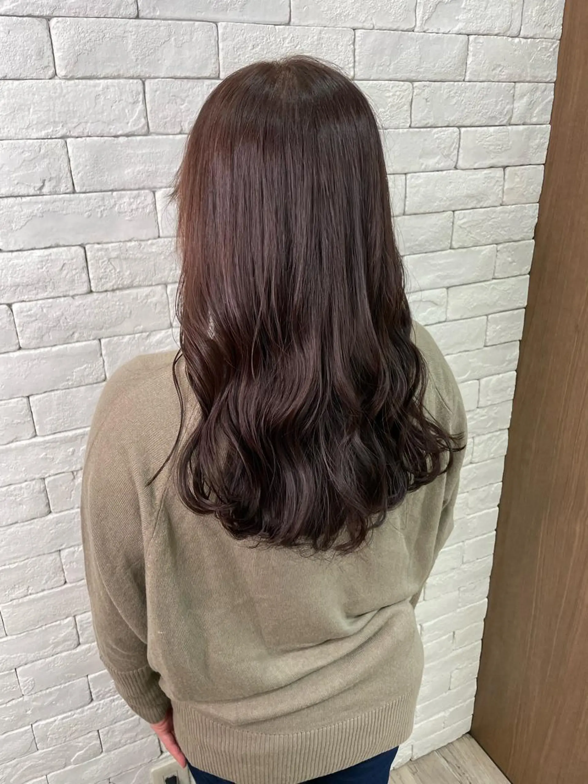 ロング カラー ブラウンカラー ラベンダーカラー Lucina hair所属・金子 栄希のヘアスタイル