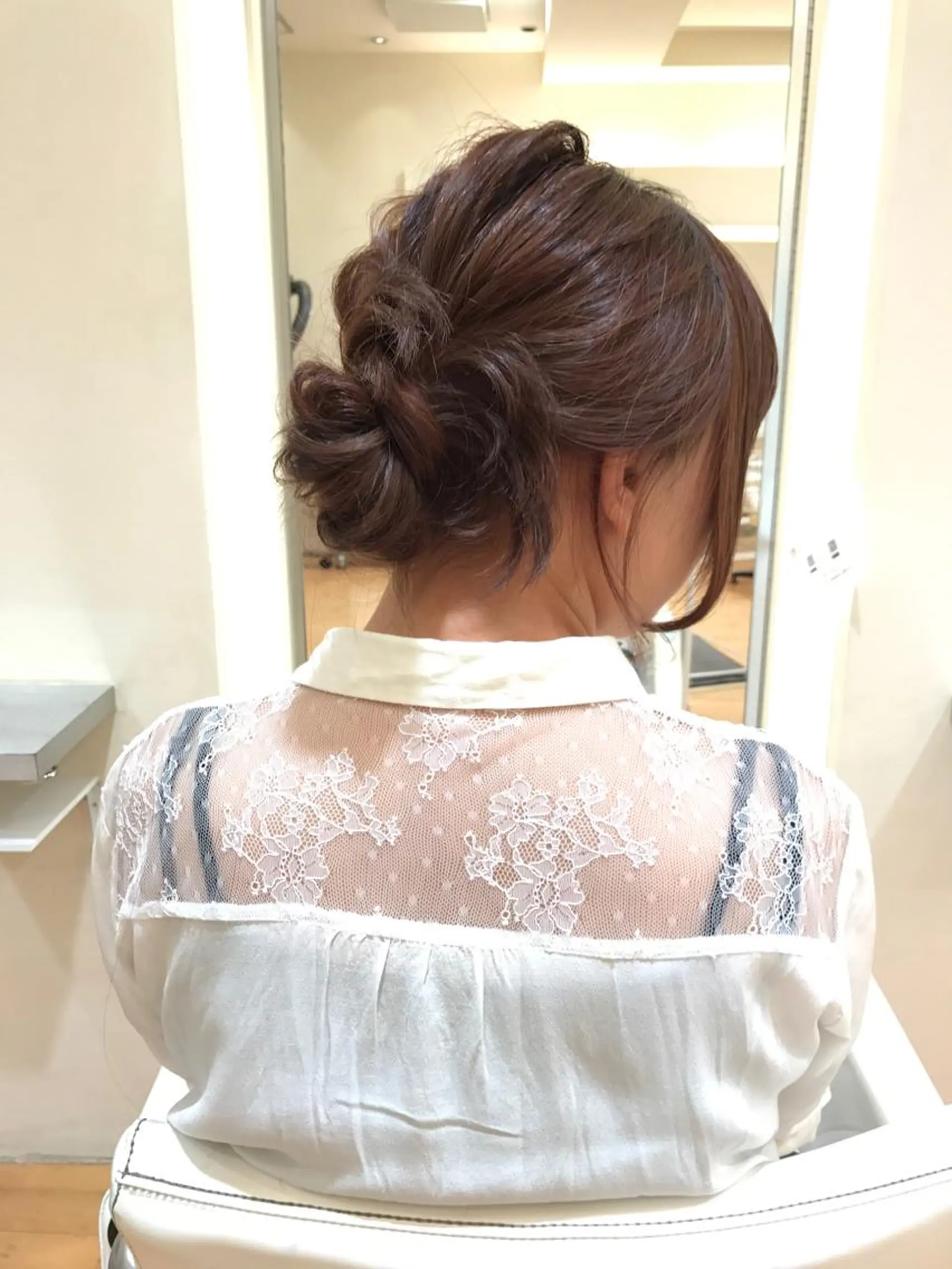 ミディアム ヘアアレンジ ReMix 新宿店所属・タジマ ヤスヒサのヘアスタイル