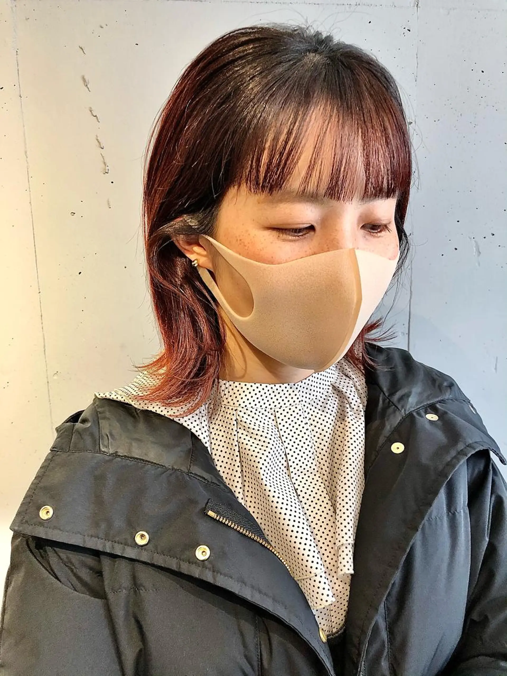 ミディアム カラー ZOA classic hair所属・東 みのりのヘアスタイル