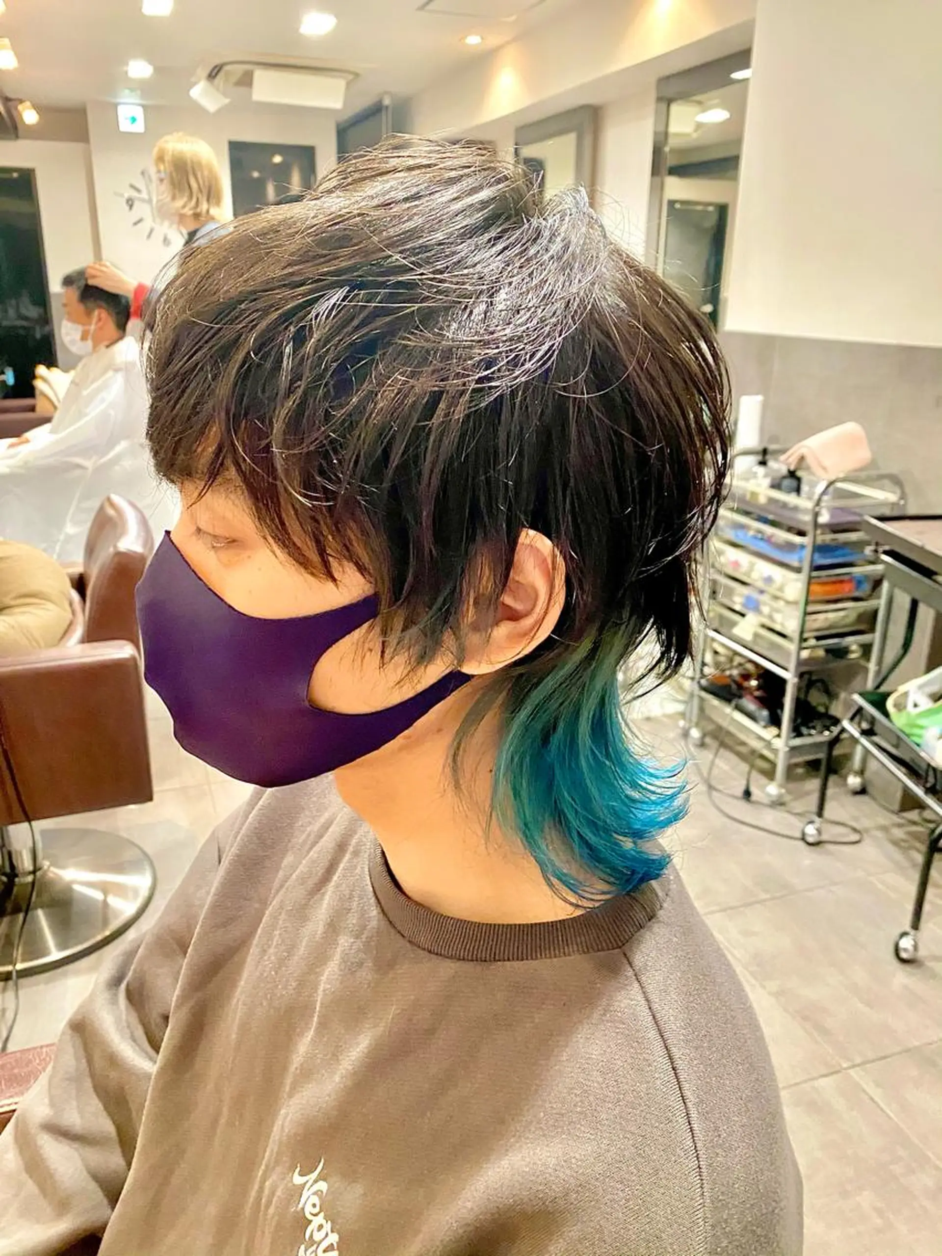 カラー メンズ カット ヘアカラー ⭕️メンズパーマ⭕️ 山口　裕太郎のヘアスタイル
