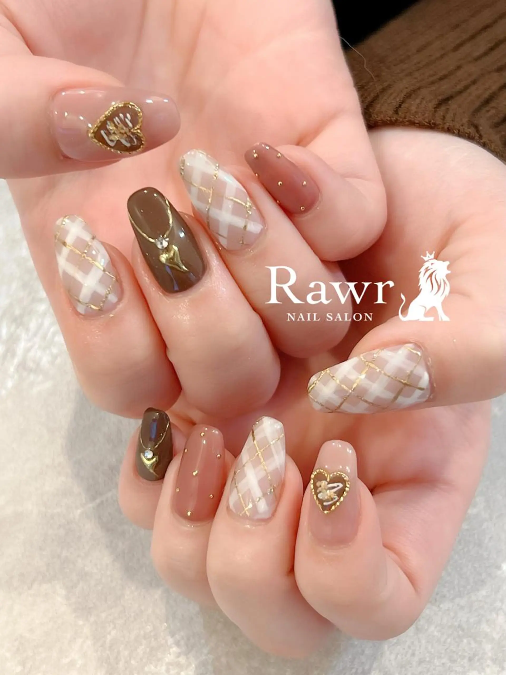 ネイル ハンドネイル Rawr / saoriのネイルデザイン